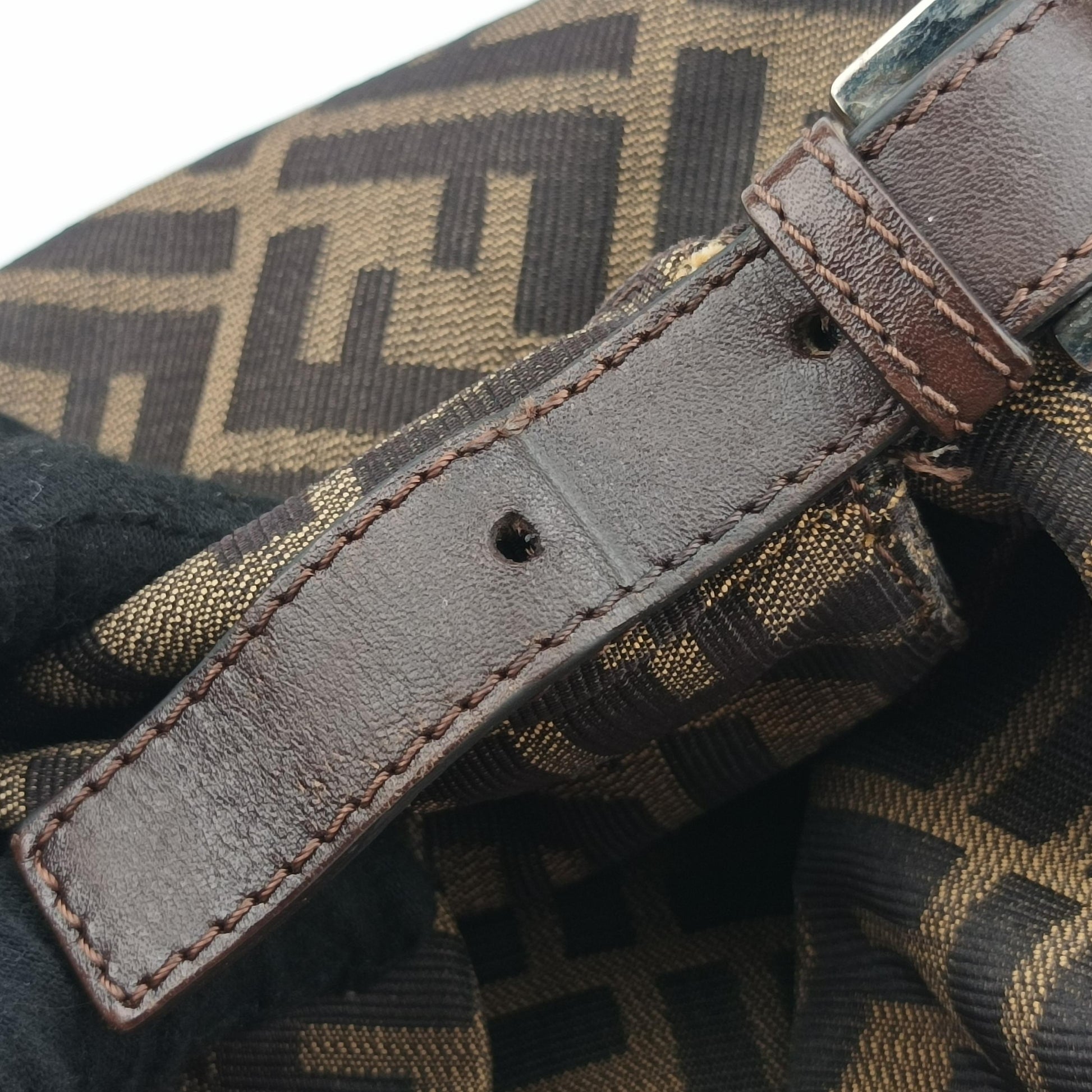 Mamma Baguette Brown Jacquard マンマバケット ブラウン ジャガード 