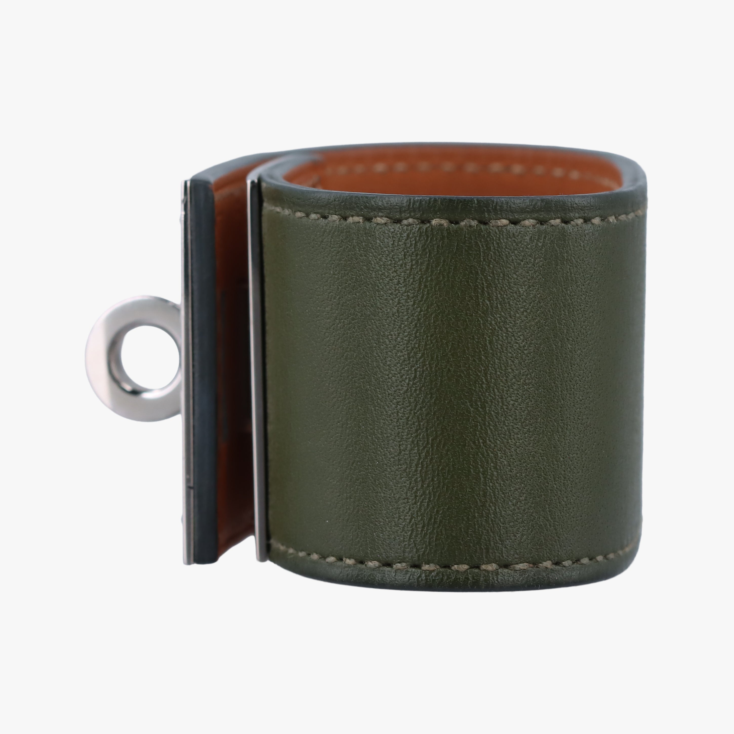 Kelly Style Lock Green×silver Leather □Q N 1 50ケリー スタイル ロック グリーン×シルバー レザー □Q N 1 50