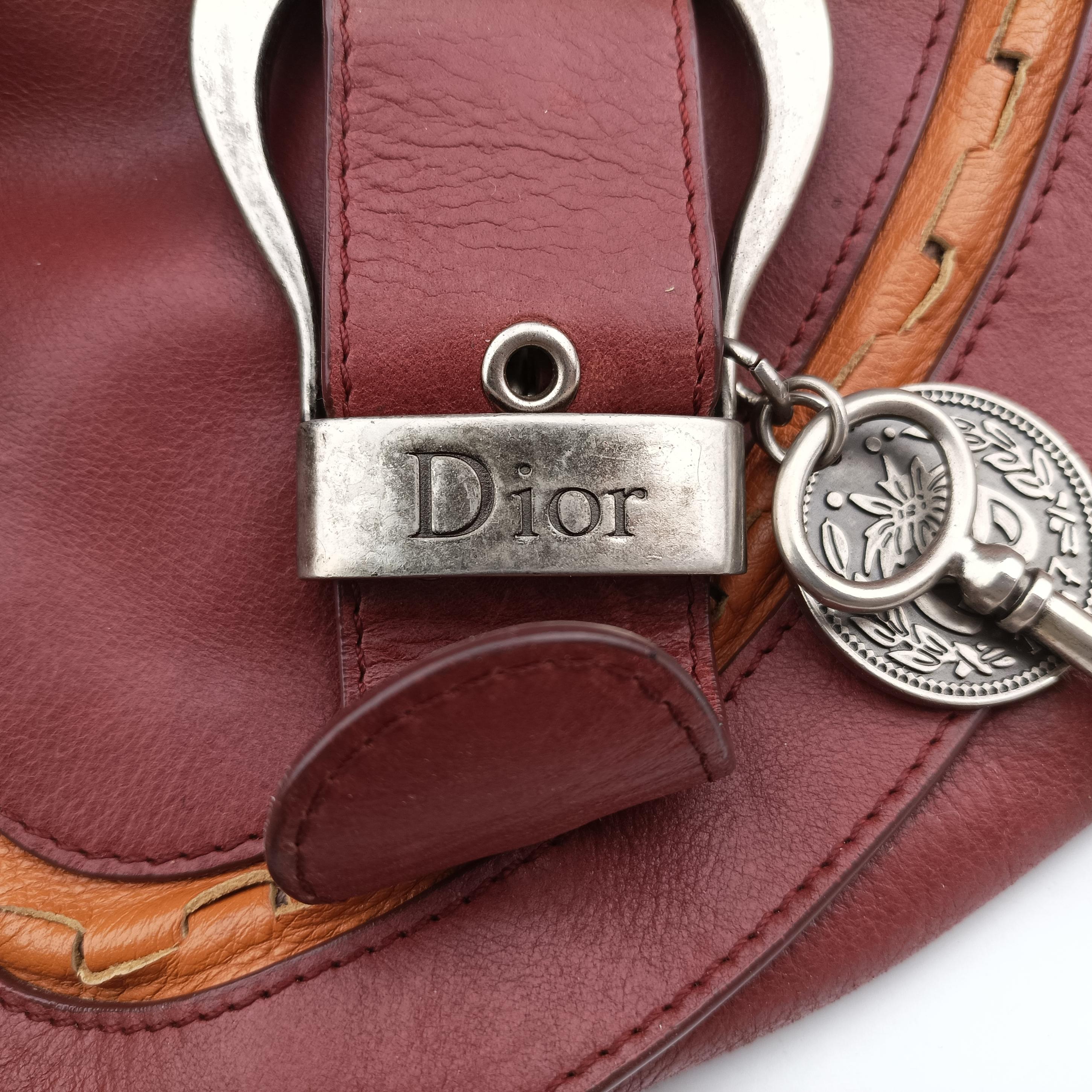 Gaucho burgundy x Orange Leather 02-MA-0016ガウチョ ワインレッド×オレンジ レザー 02-MA-0016