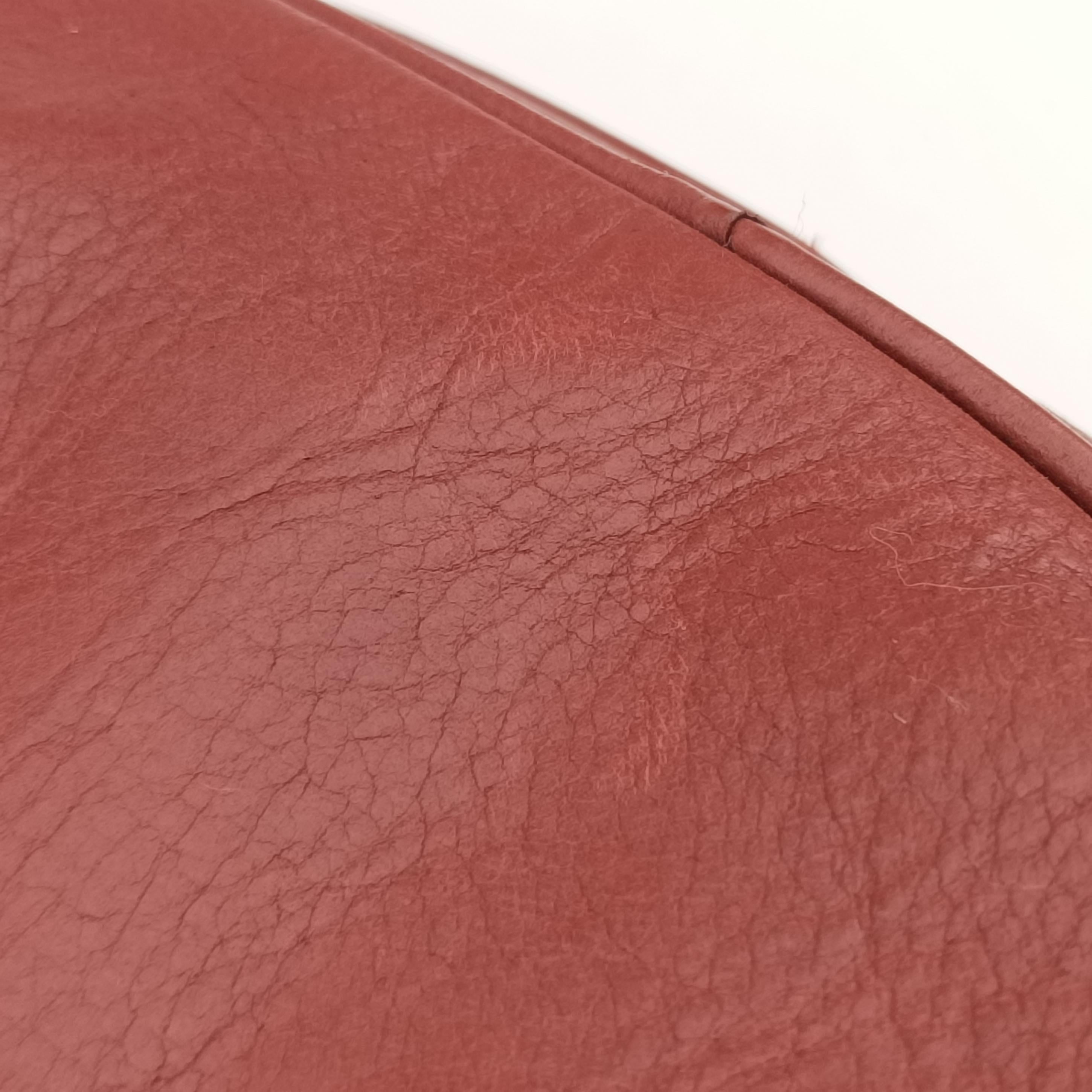 Gaucho burgundy x Orange Leather 02-MA-0016ガウチョ ワインレッド×オレンジ レザー 02-MA-0016