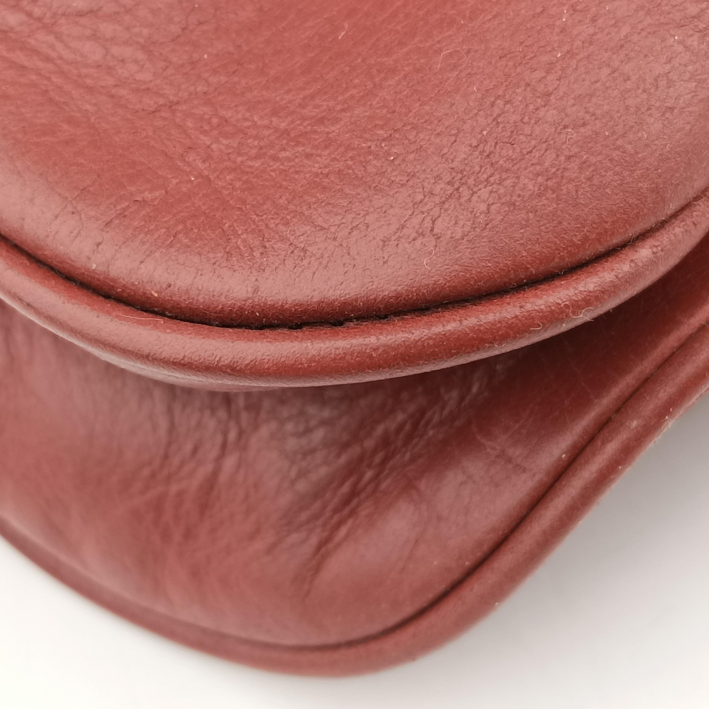 Gaucho burgundy x Orange Leather 02-MA-0016ガウチョ ワインレッド×オレンジ レザー 02-MA-0016