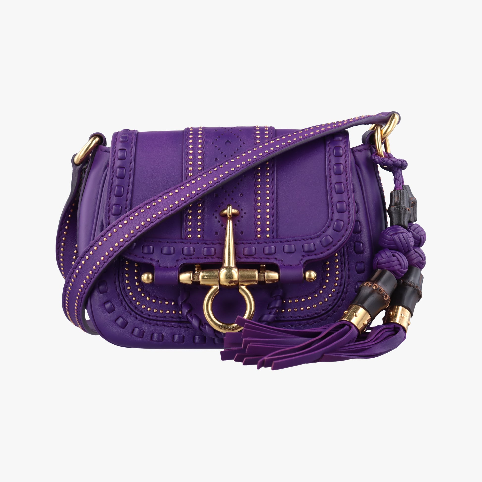 Snaffle Bit Purple Leather 263956 D9104391スナッフルビット パープル レザー 263956 D9104391