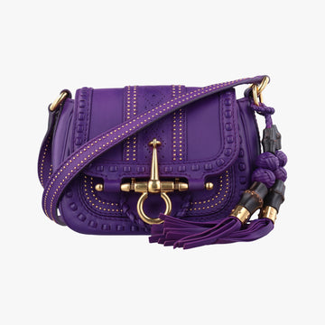 Snaffle Bit Purple Leather 263956 D9104391スナッフルビット パープル レザー 263956 D9104391
