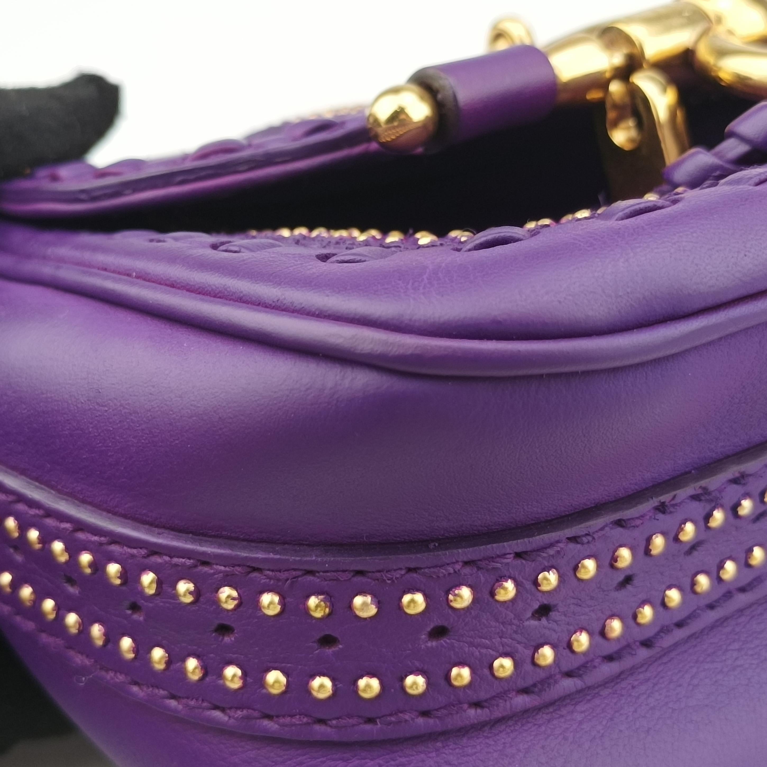 Snaffle Bit Purple Leather 263956 D9104391スナッフルビット パープル レザー 263956 D9104391