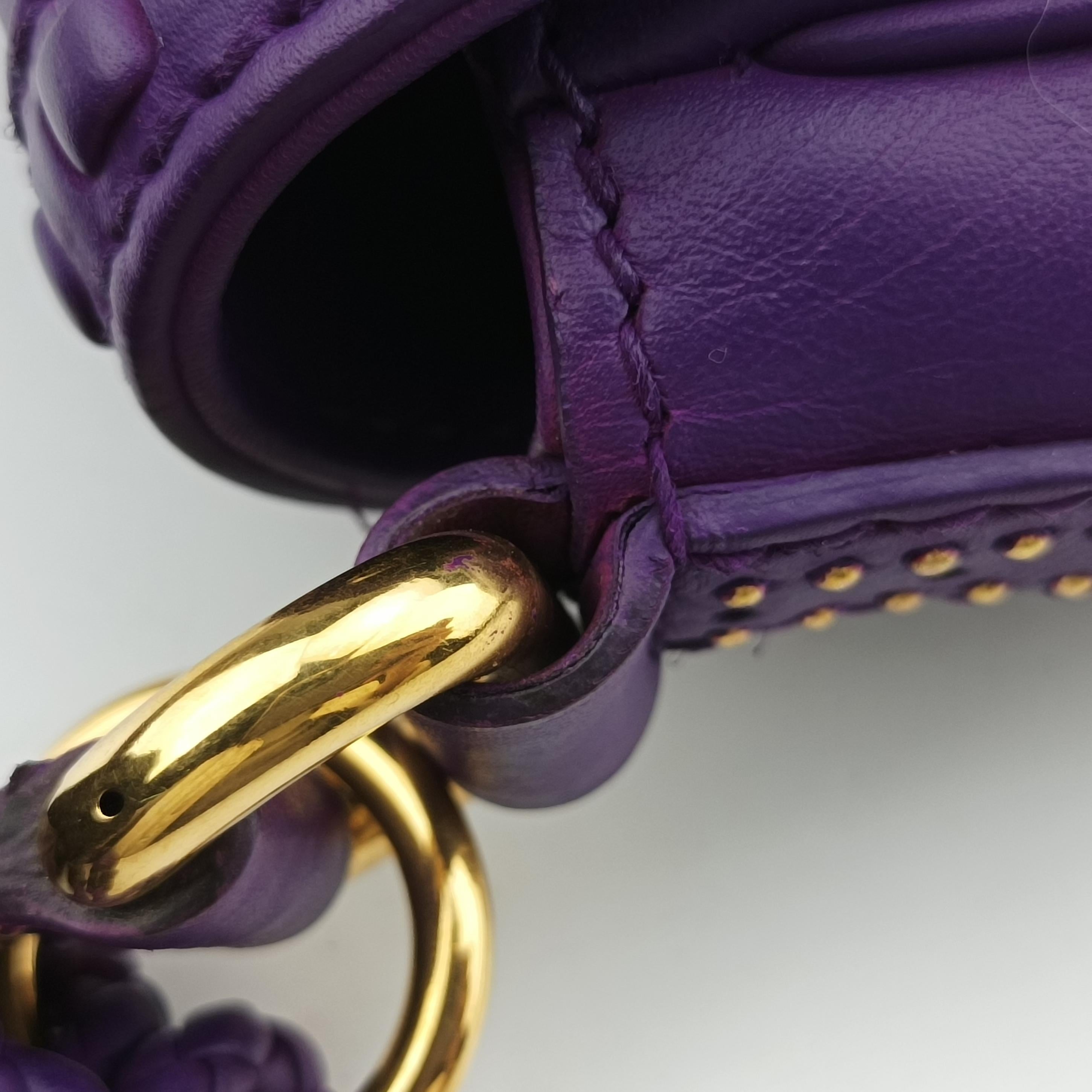 Snaffle Bit Purple Leather 263956 D9104391スナッフルビット パープル レザー 263956 D9104391