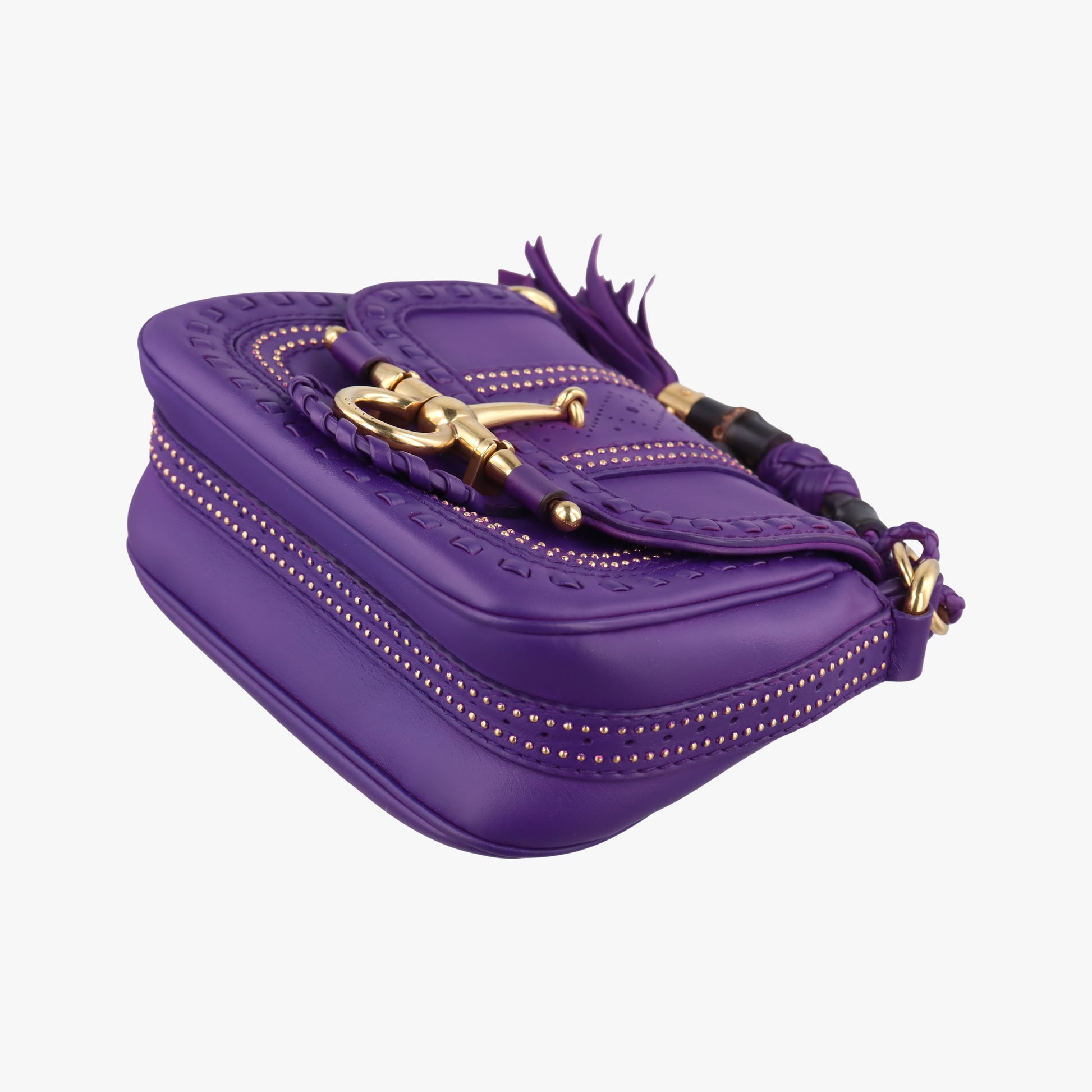 Snaffle Bit Purple Leather 263956 D9104391スナッフルビット パープル レザー 263956 D9104391