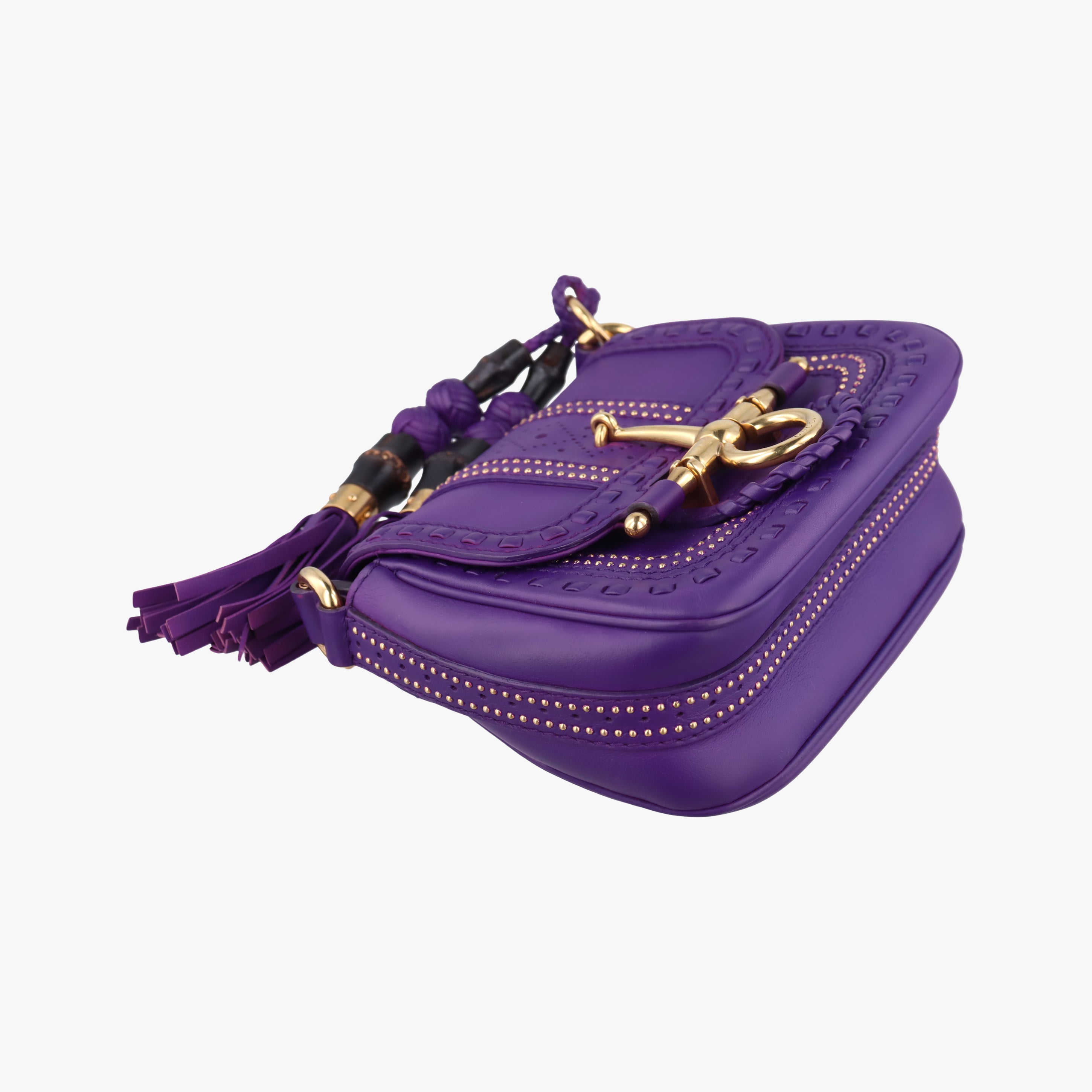 Snaffle Bit Purple Leather 263956 D9104391スナッフルビット パープル レザー 263956 D9104391