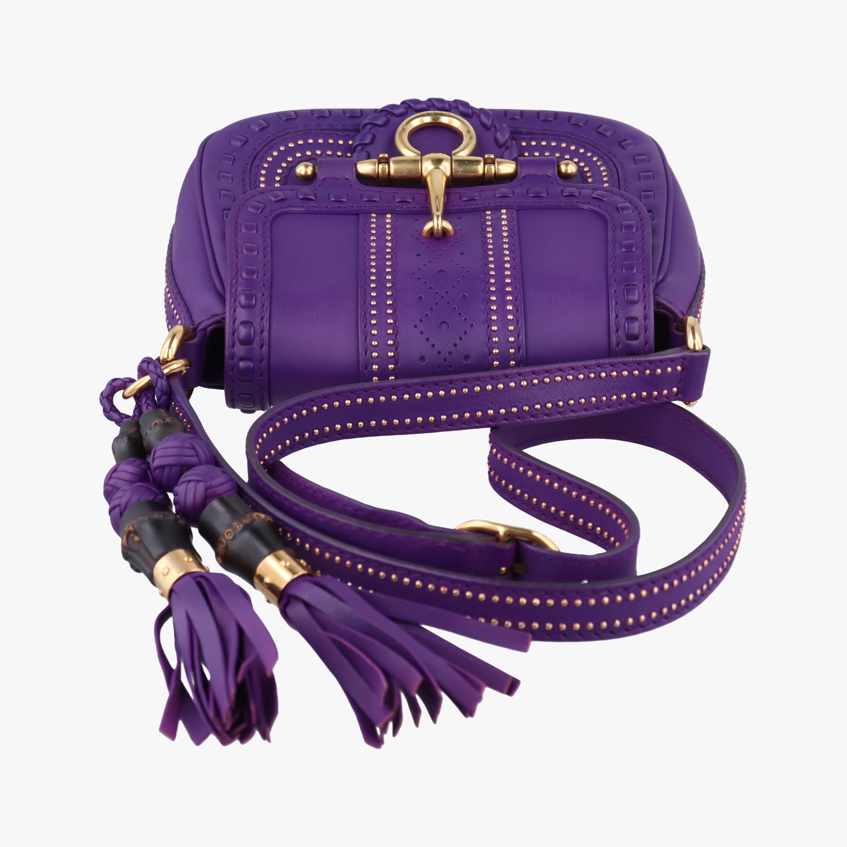 Snaffle Bit Purple Leather 263956 D9104391スナッフルビット パープル レザー 263956 D9104391