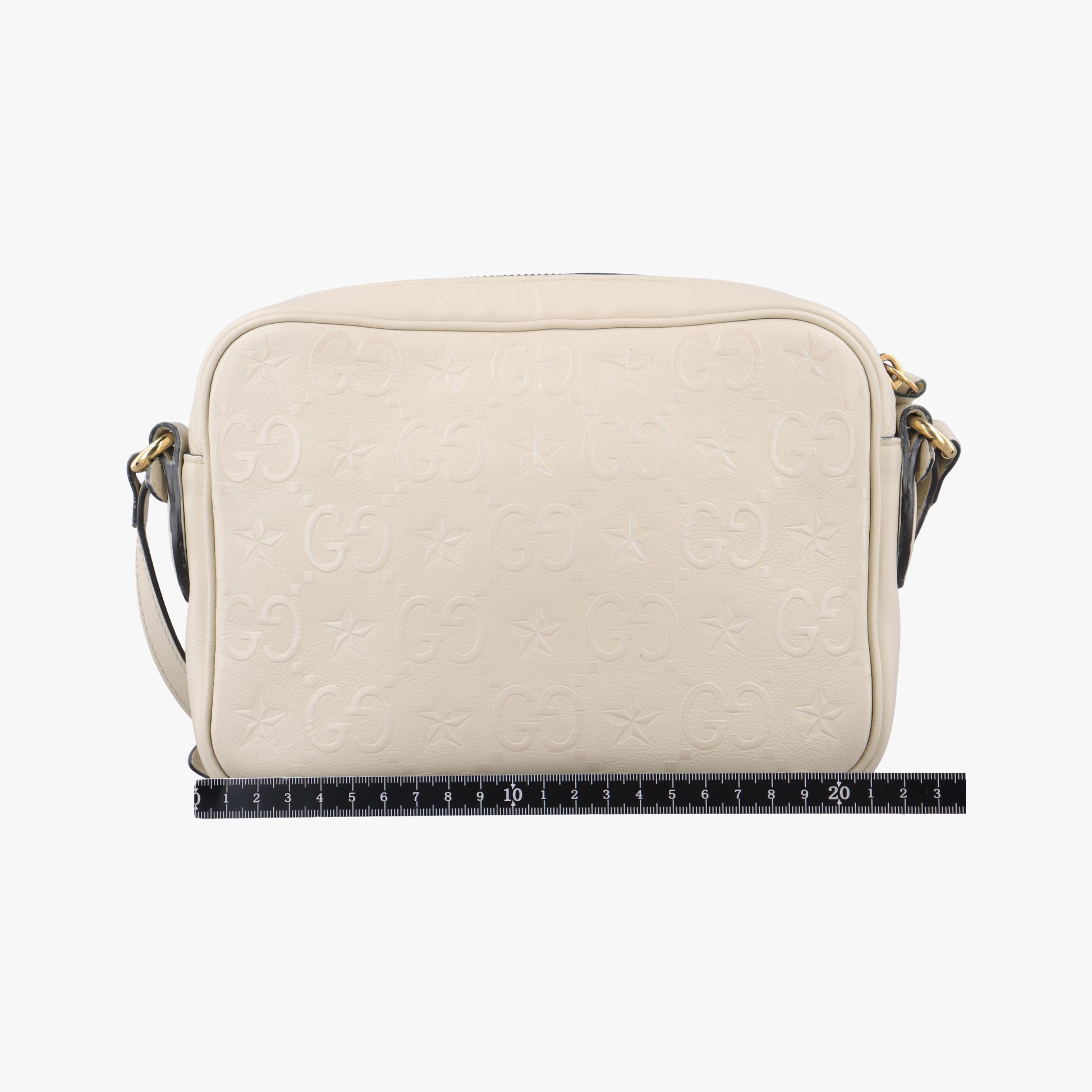 GG Star White Leather 675776 I036965695GGスター ホワイト レザー 675776 I036965695