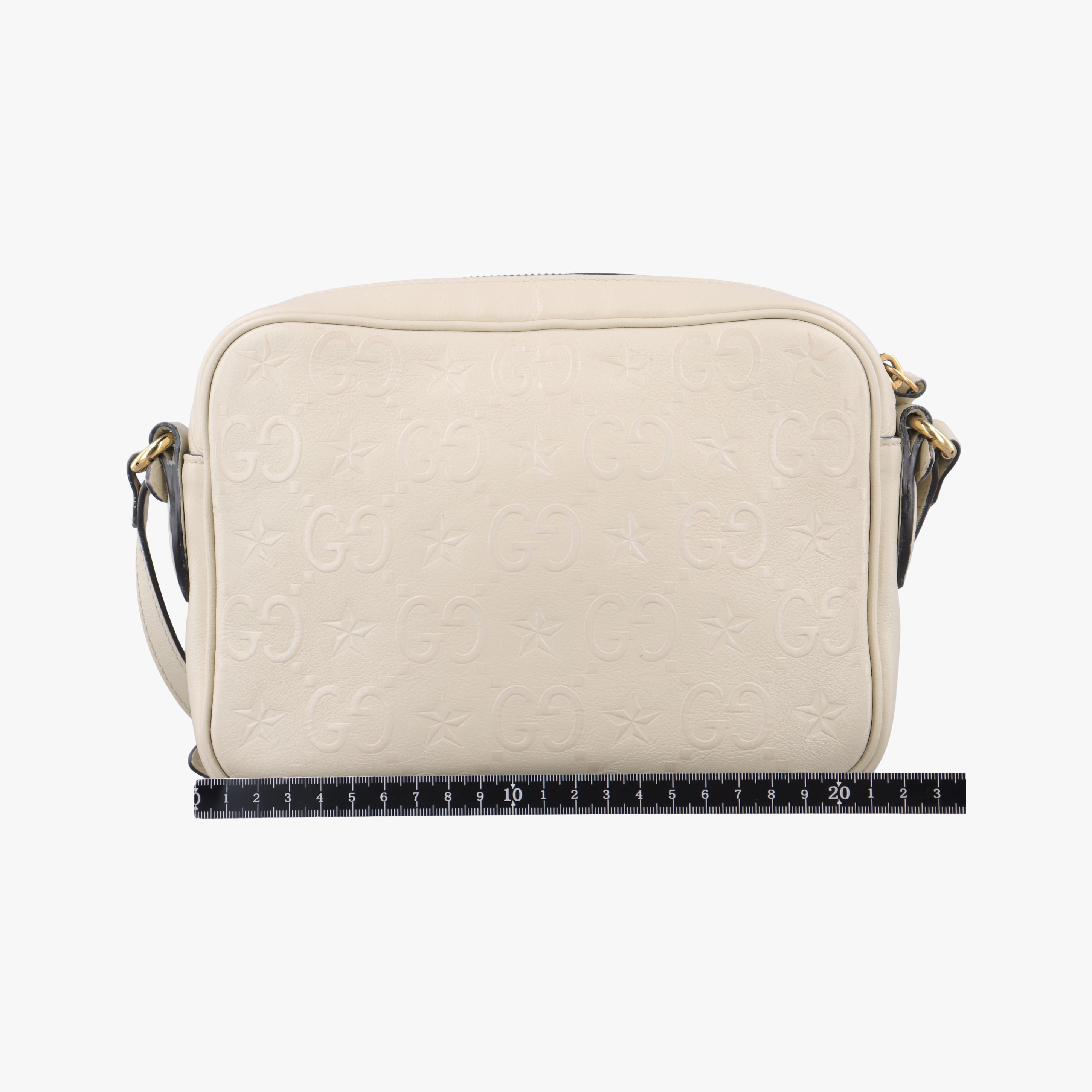 GG Star White Leather 675776 I036965695GGスター ホワイト レザー 675776 I036965695