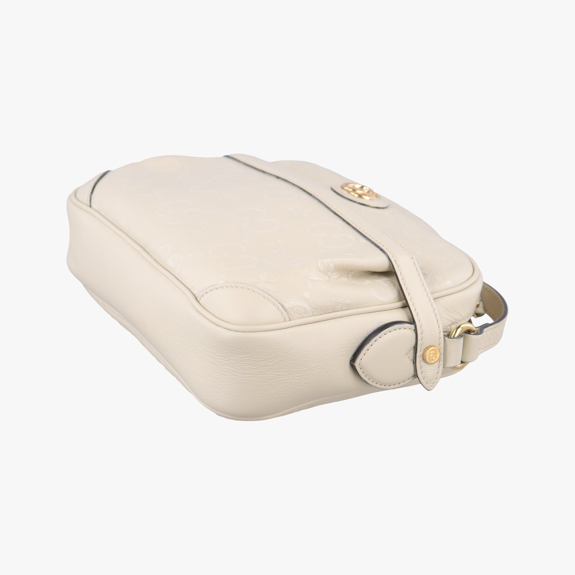 GG Star White Leather 675776 I036965695GGスター ホワイト レザー 675776 I036965695