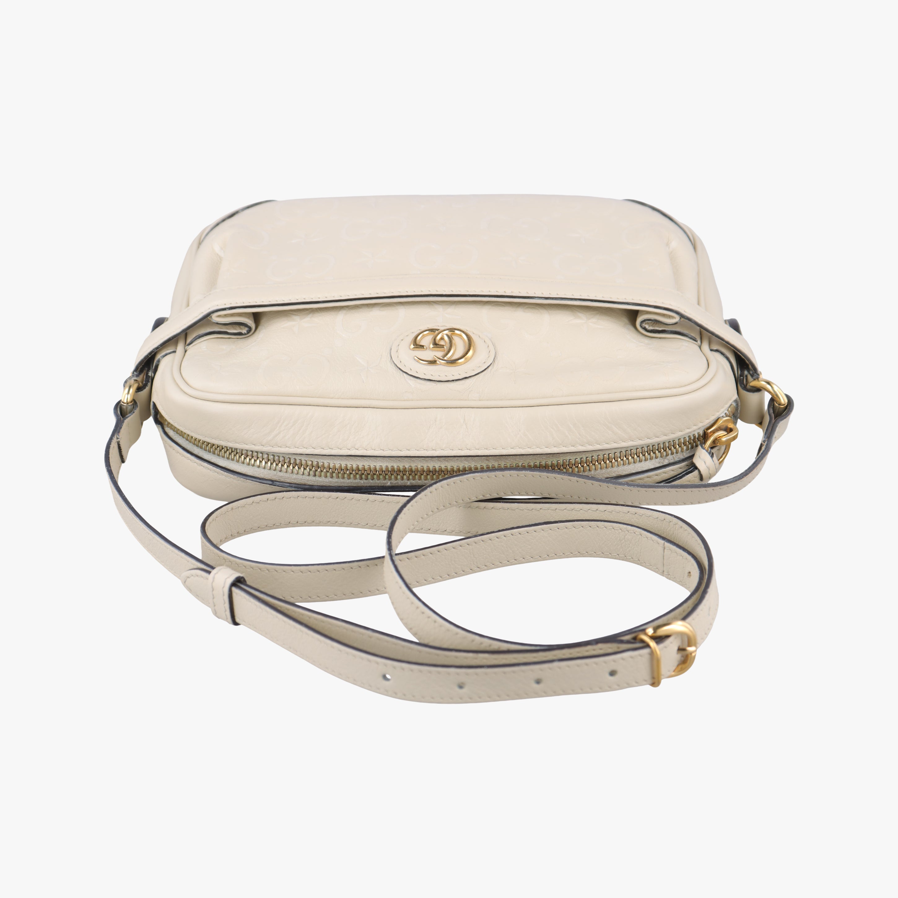 GG Star White Leather 675776 I036965695GGスター ホワイト レザー 675776 I036965695