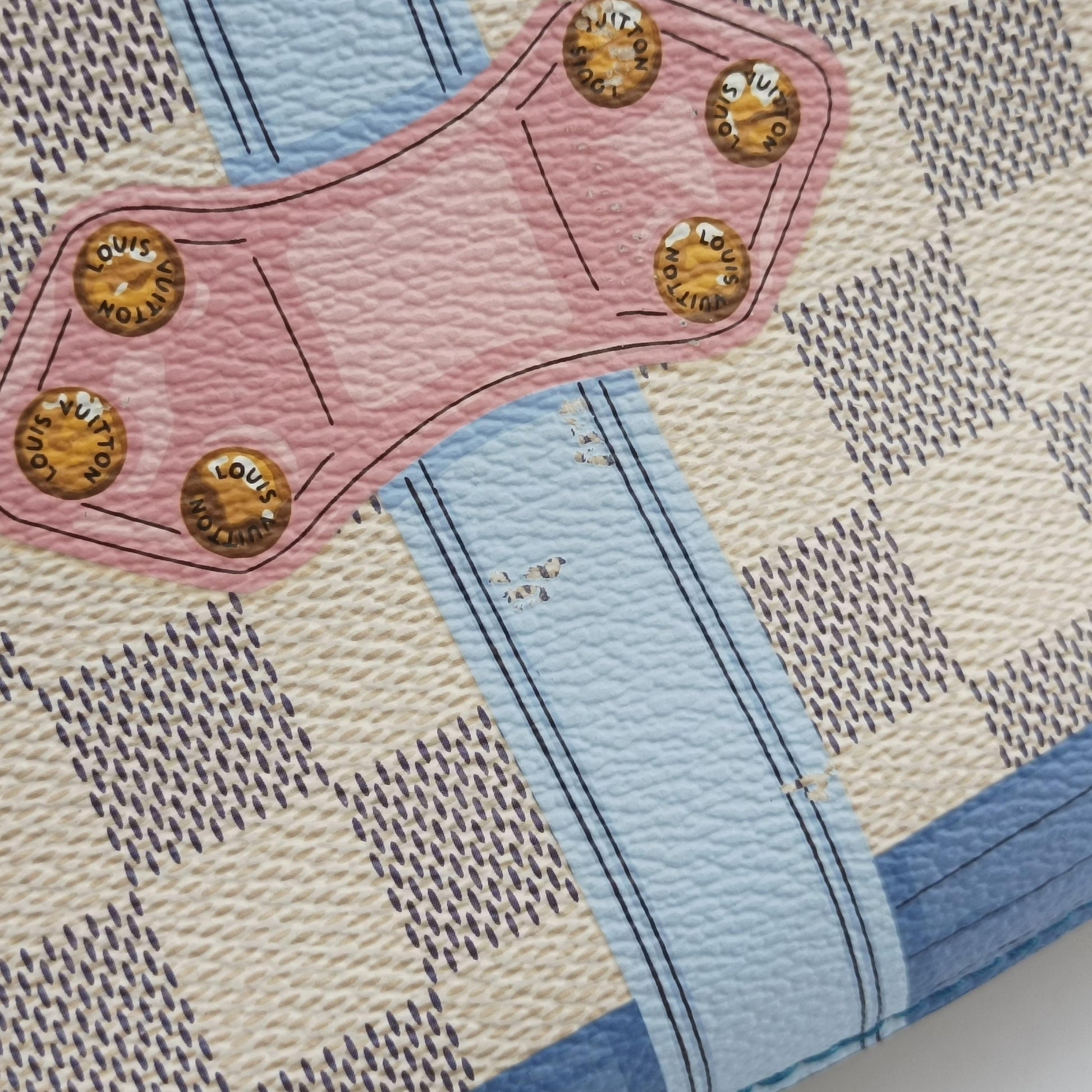 NeoNoeSummer Trunk Azur×multi Damier Canvas N41066 SP0198ネオノエ サマートランク アズール×マルチ ダミエキャンバス N41066 SP0198