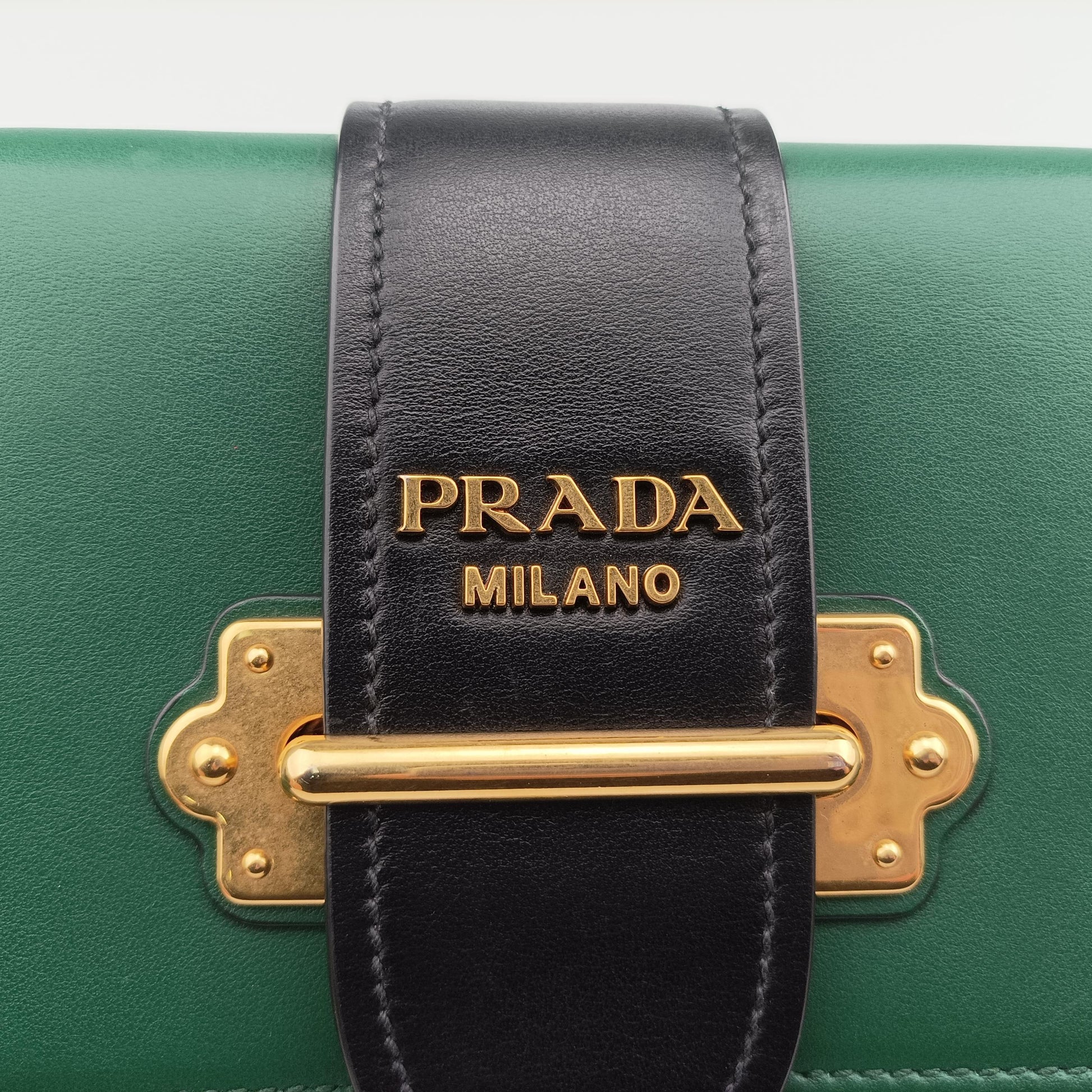 Cahier Green×Black leather 256カイエ グリーン×ブラック レザー 256