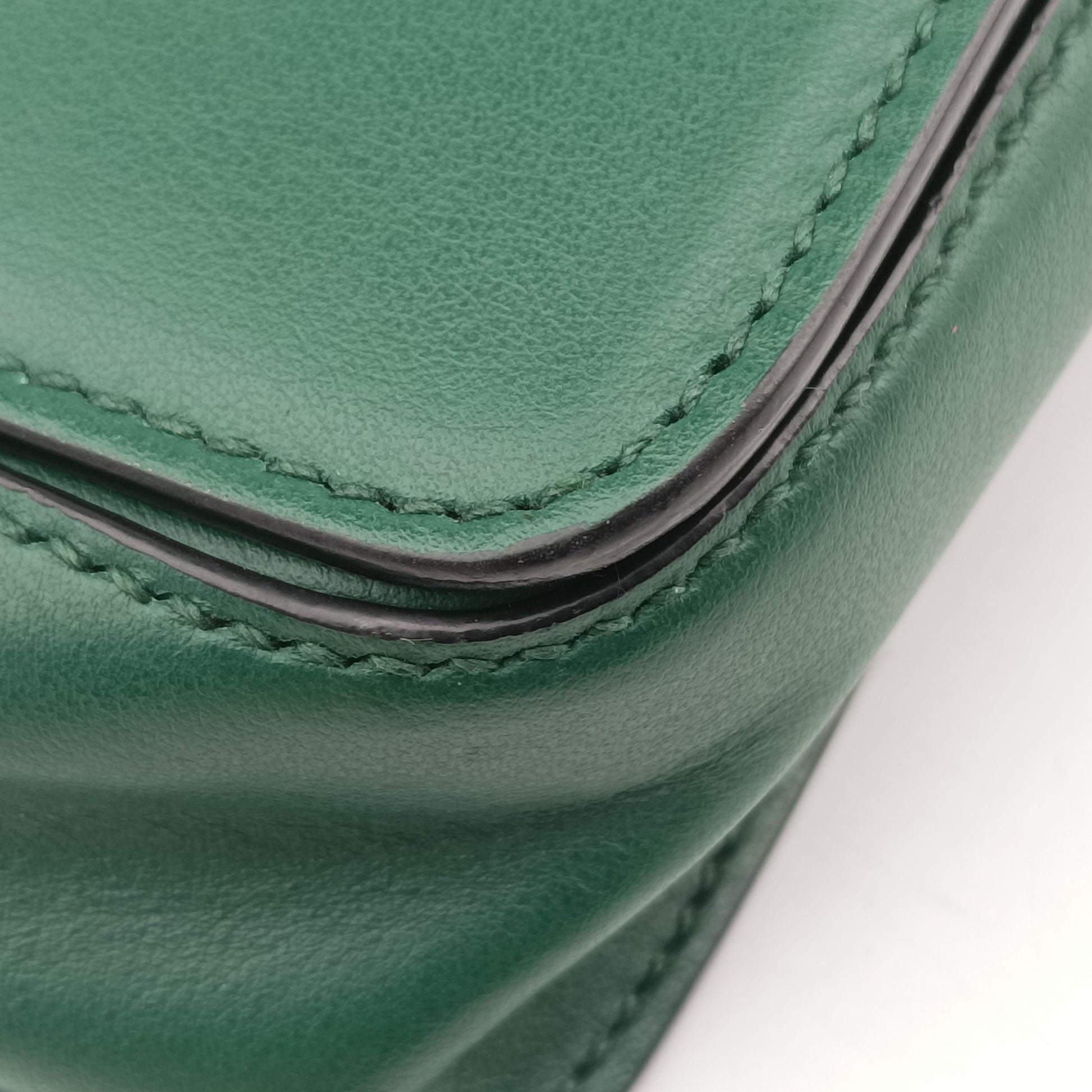 Cahier Green×Black leather 256カイエ グリーン×ブラック レザー 256