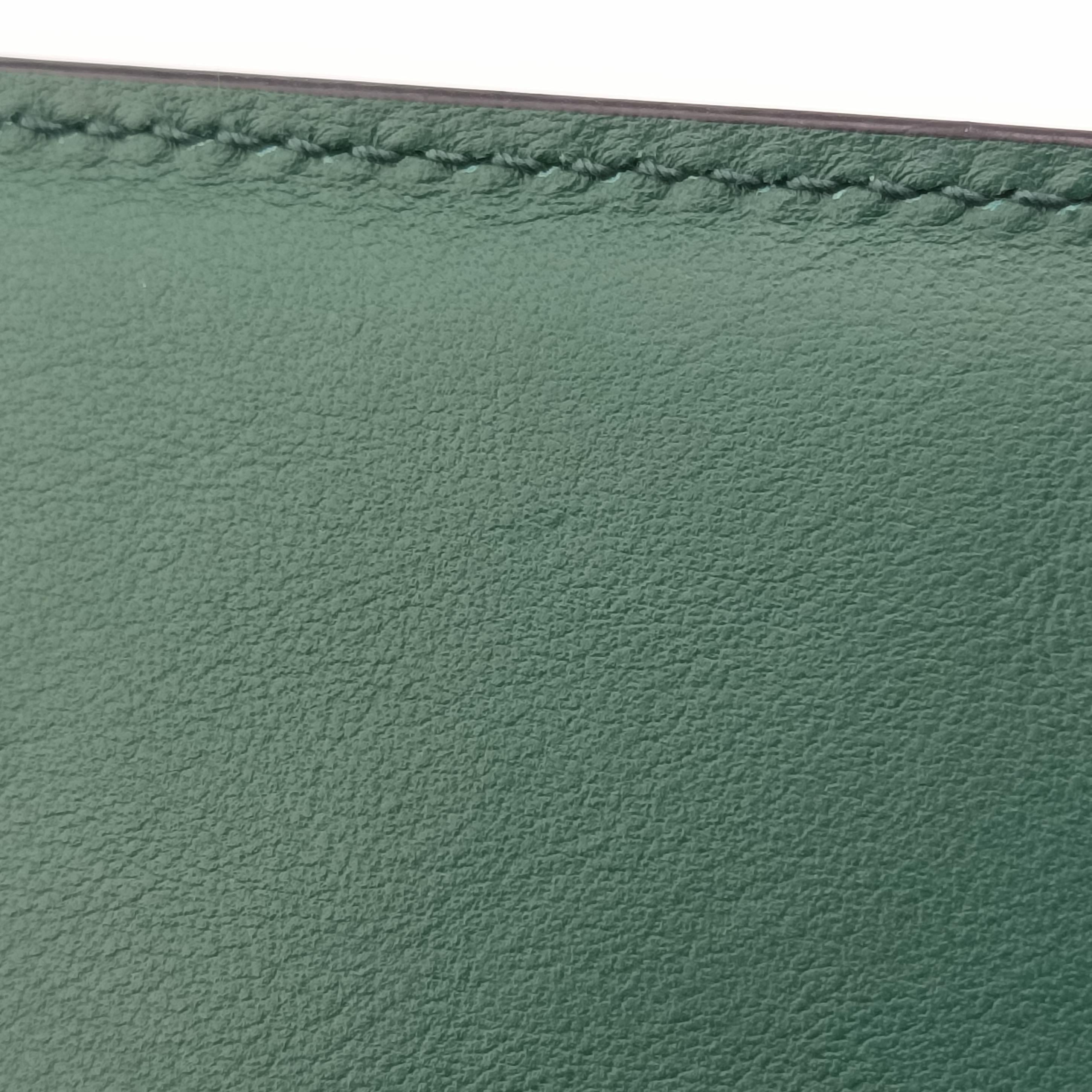 Cahier Green×Black leather 256カイエ グリーン×ブラック レザー 256