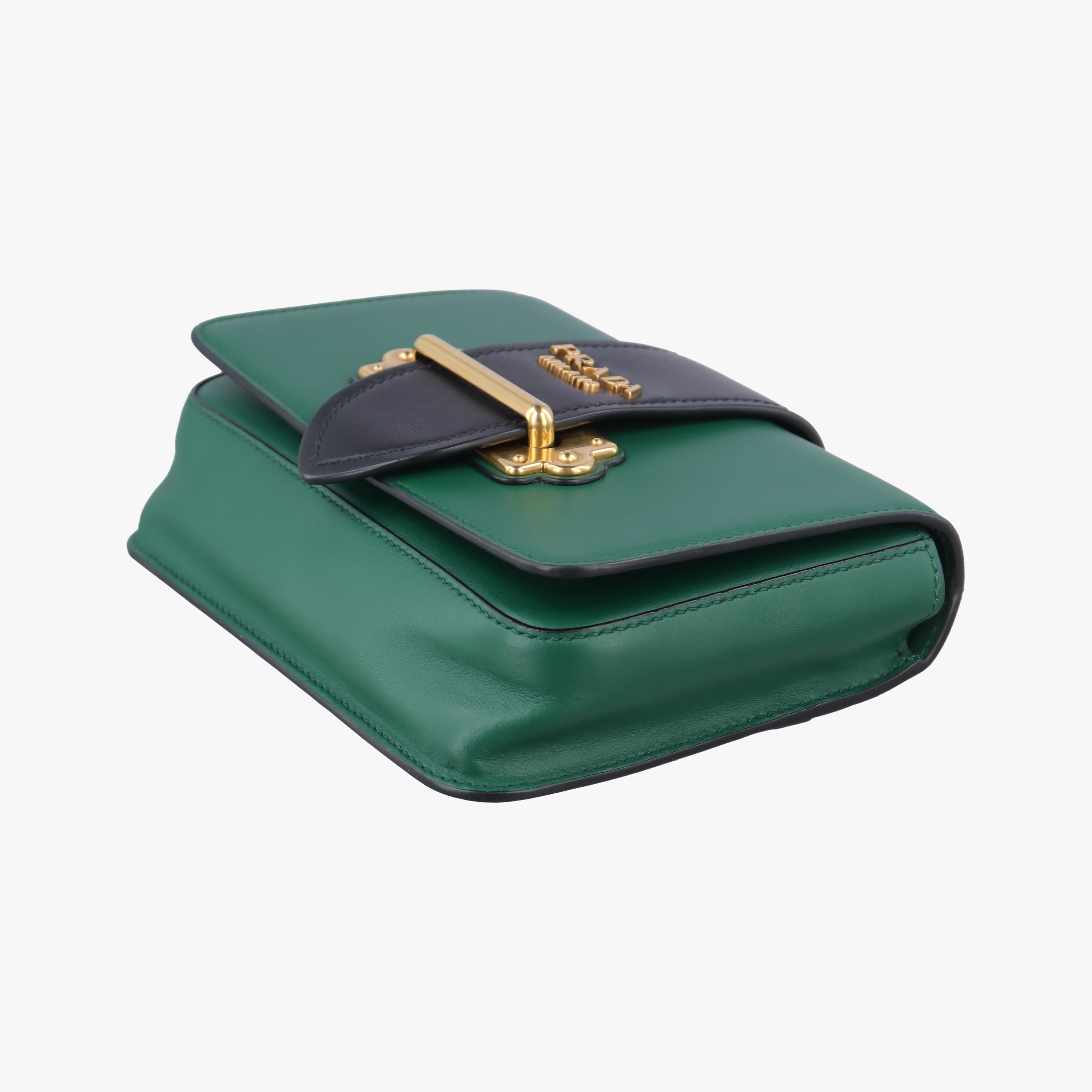 Cahier Green×Black leather 256カイエ グリーン×ブラック レザー 256