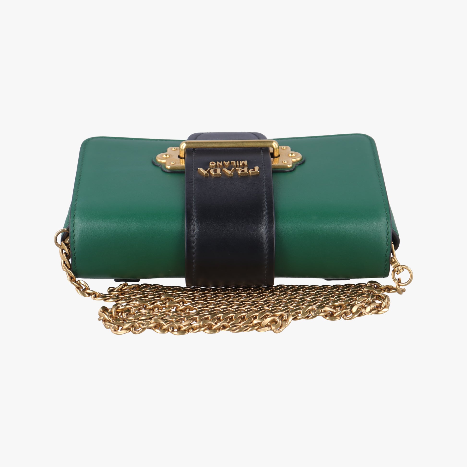 Cahier Green×Black leather 256カイエ グリーン×ブラック レザー 256