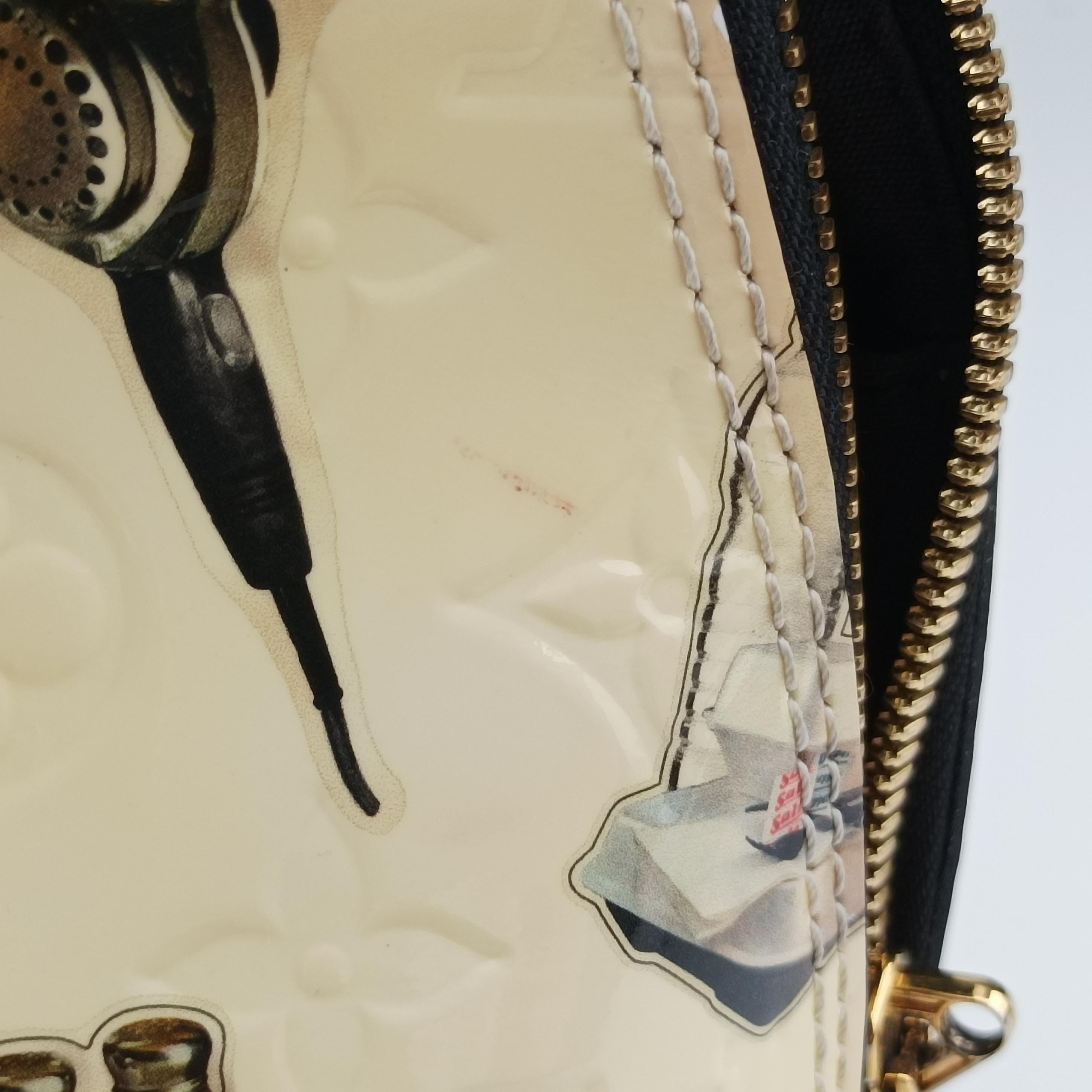 Alma PM Sticker Collection Ivory x black x multicolor Vernis M50466 SN1145アルマPM ステッカー アイボリー×ブラック×マルチカラー ヴェルニ M50466 SN1145