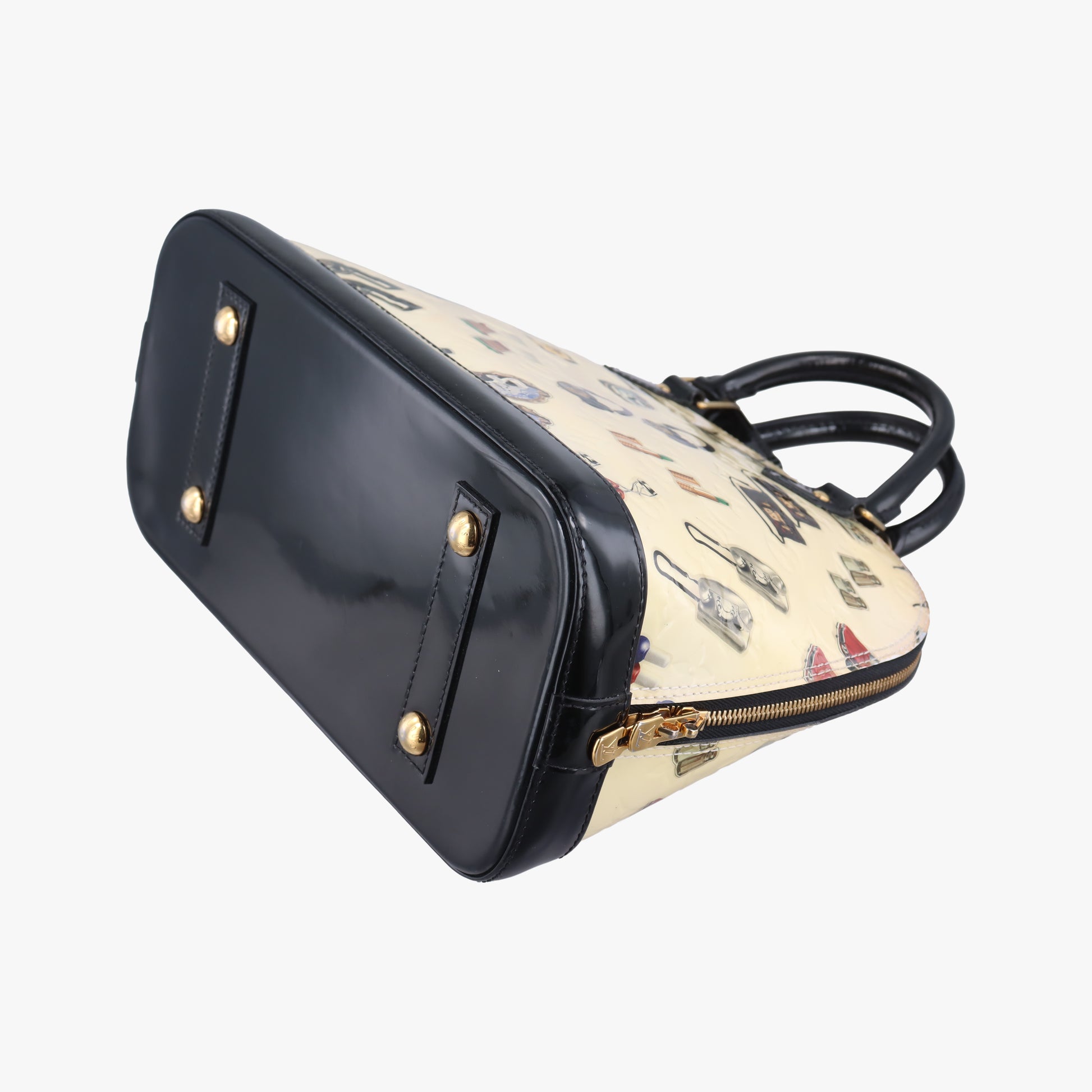 Alma PM Sticker Collection Ivory x black x multicolor Vernis M50466 SN1145アルマPM ステッカー アイボリー×ブラック×マルチカラー ヴェルニ M50466 SN1145