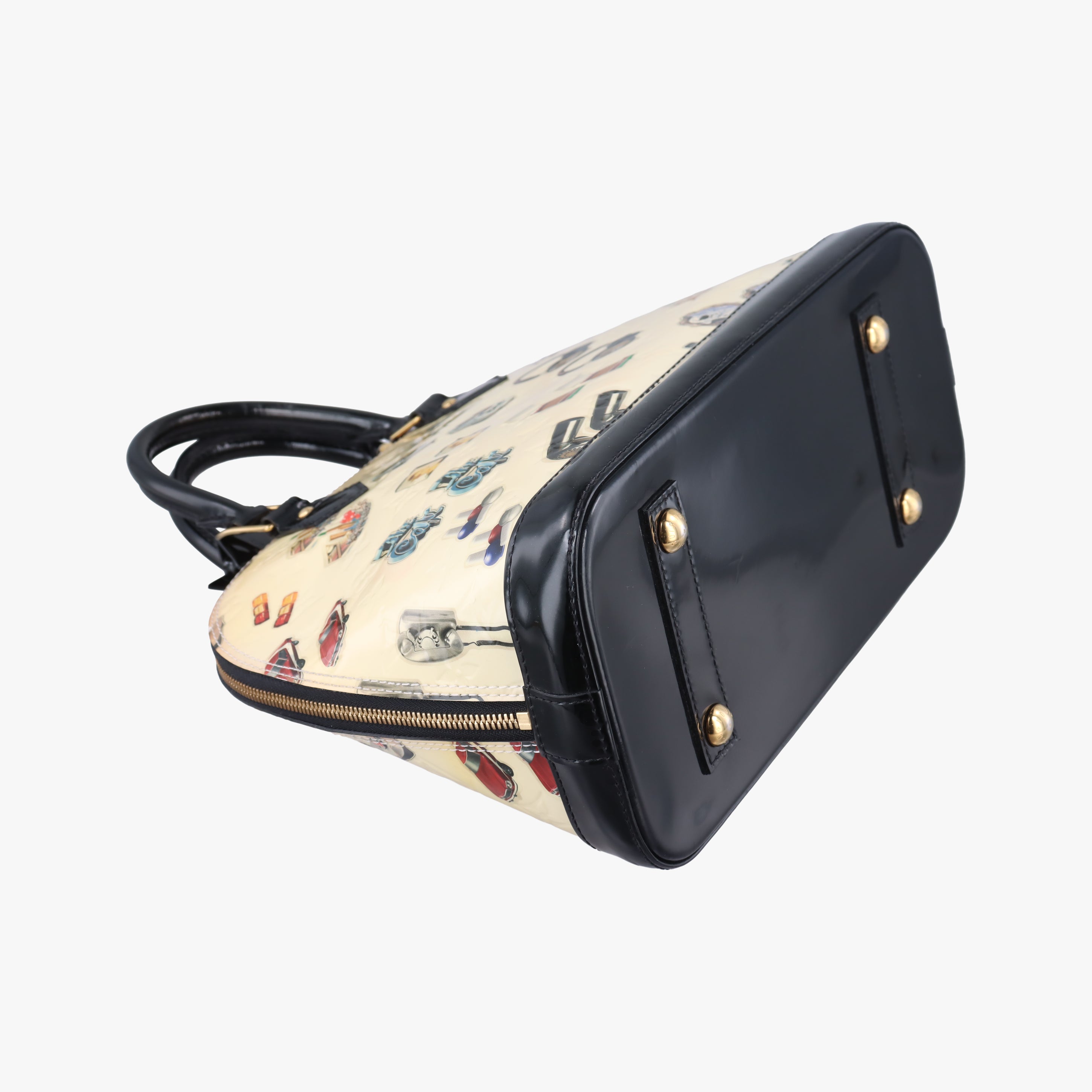 Alma PM Sticker Collection Ivory x black x multicolor Vernis M50466 SN1145アルマPM ステッカー アイボリー×ブラック×マルチカラー ヴェルニ M50466 SN1145