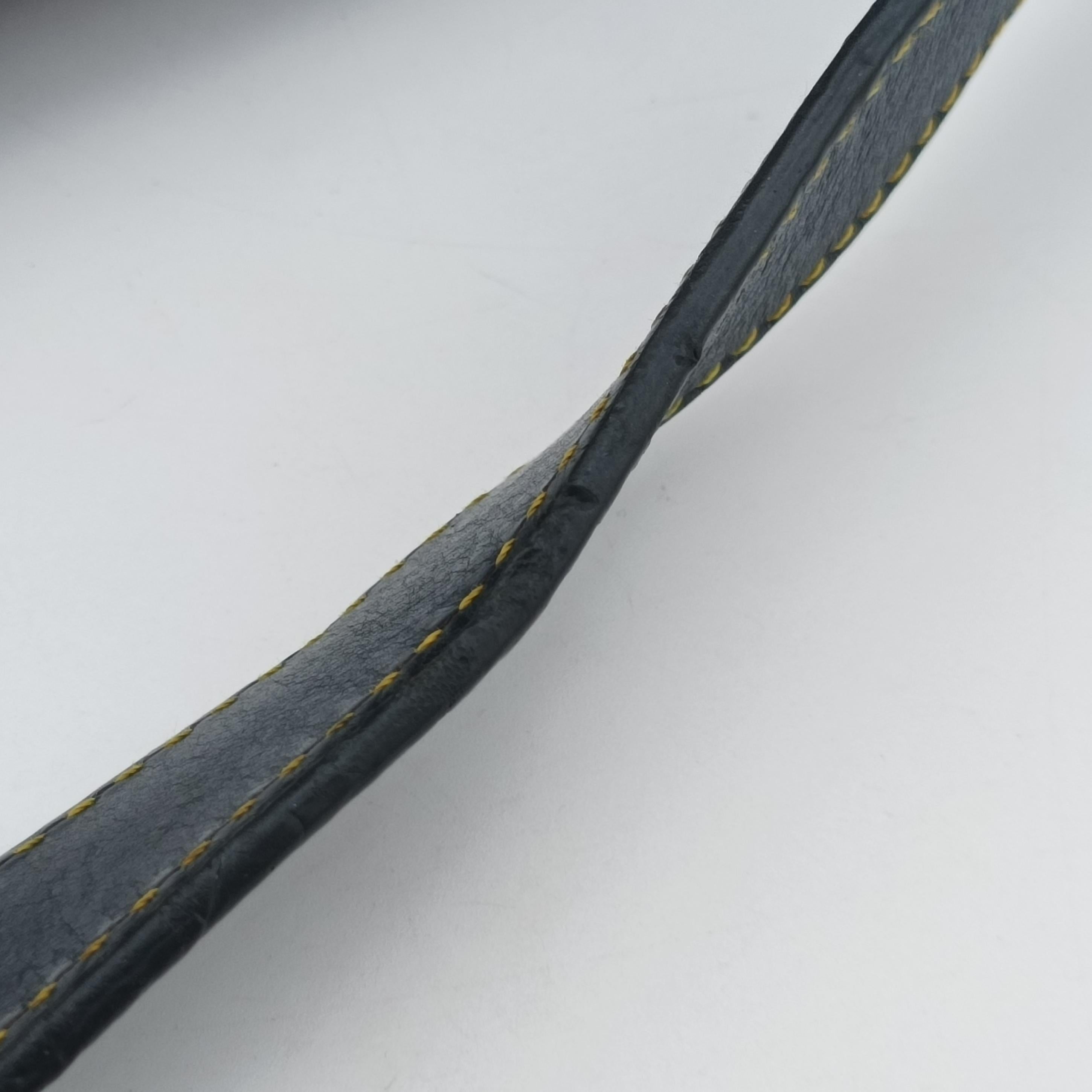 Saddle Navy Leather x Canvas RU 0030サドル ネイビー レザー×キャンバス RU 0030