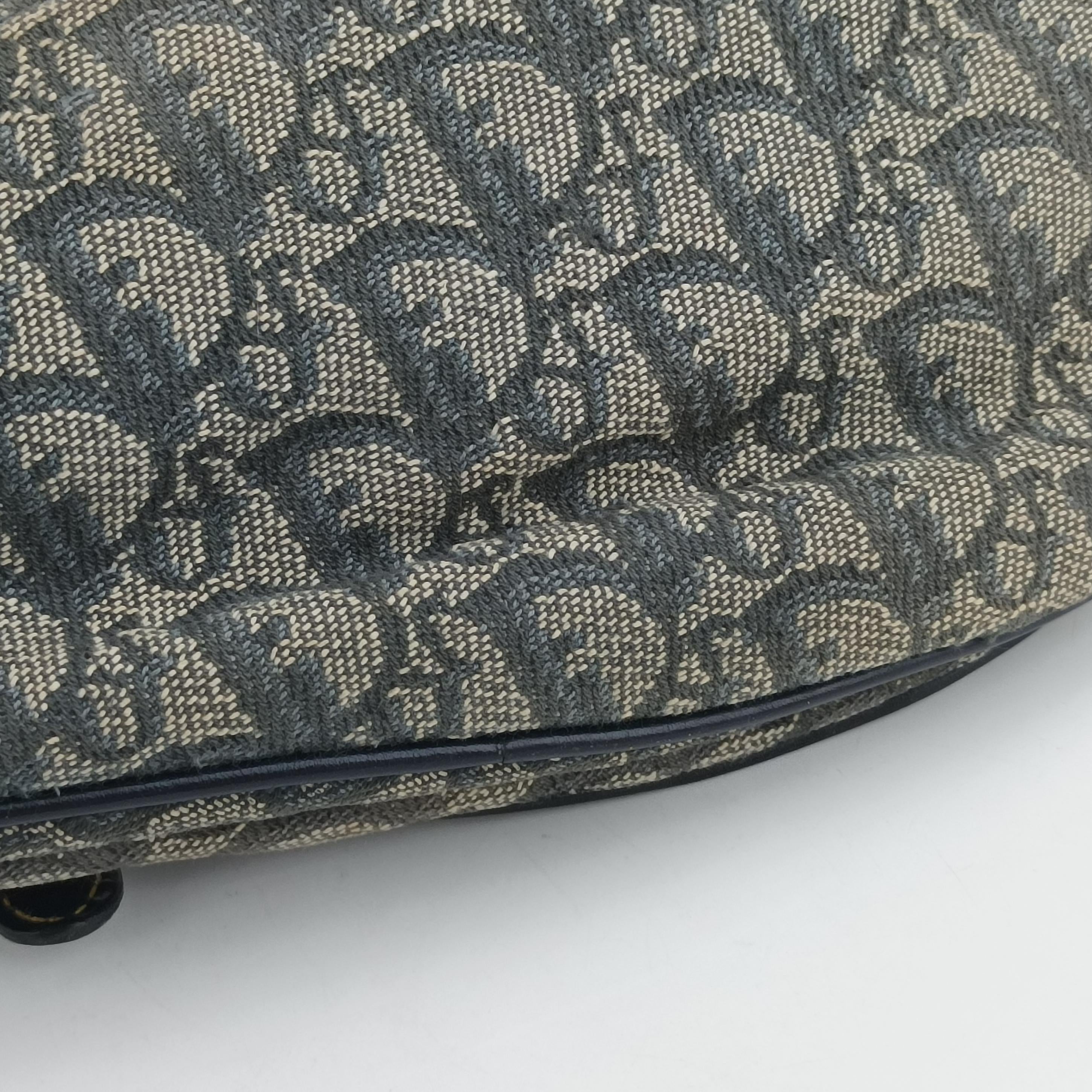 Saddle Navy Leather x Canvas RU 0030サドル ネイビー レザー×キャンバス RU 0030