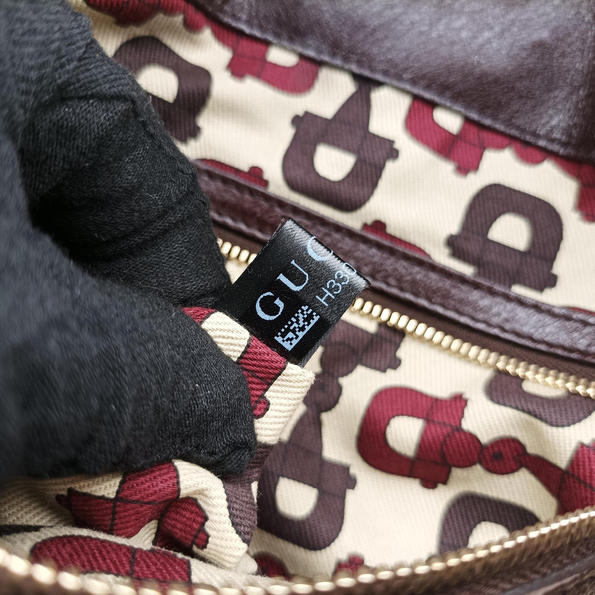 Bamboo Babouska Indy Hobo Brown Leather 185566 H3306015バンブー バブースカ インディ ホーボー ブラウン レザー 185566 H3306015