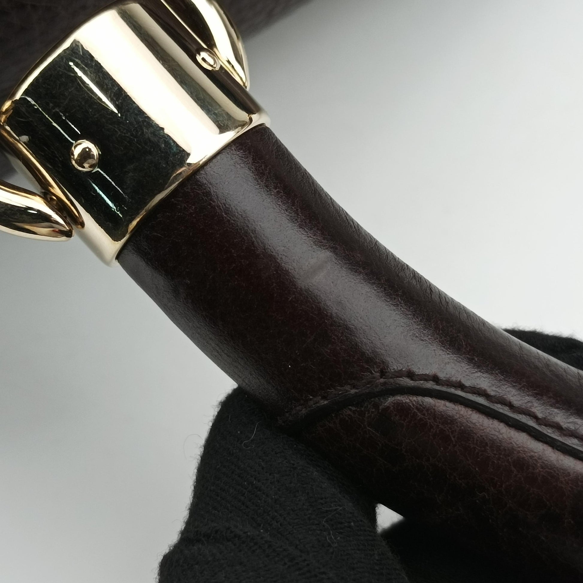 Bamboo Babouska Indy Hobo Brown Leather 185566 H3306015バンブー バブースカ インディ ホーボー ブラウン レザー 185566 H3306015