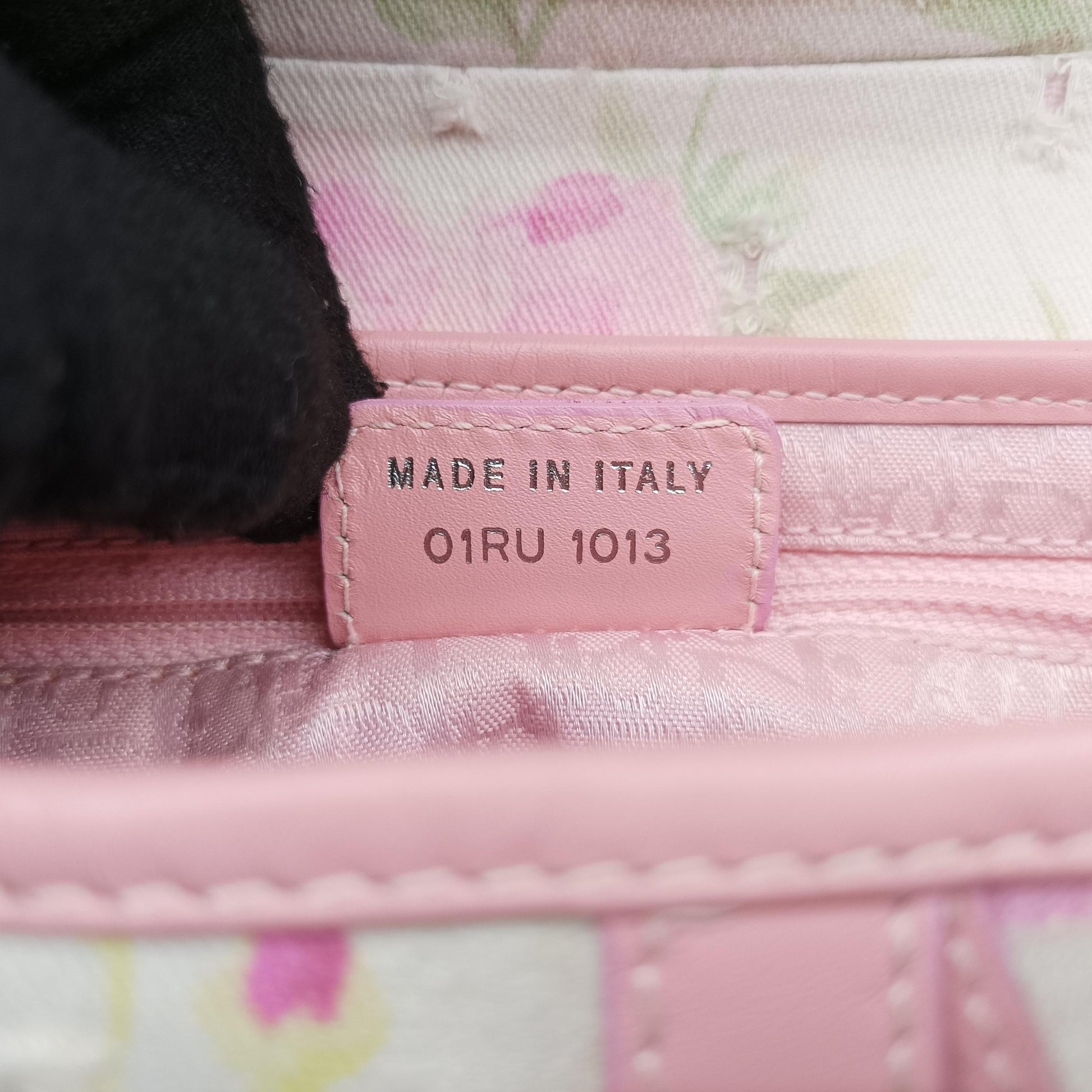 Saddle Pink×White Fabric × leather 01RU 1013サドル ピンク×ホワイト ファブリック×レザー 01RU 1013