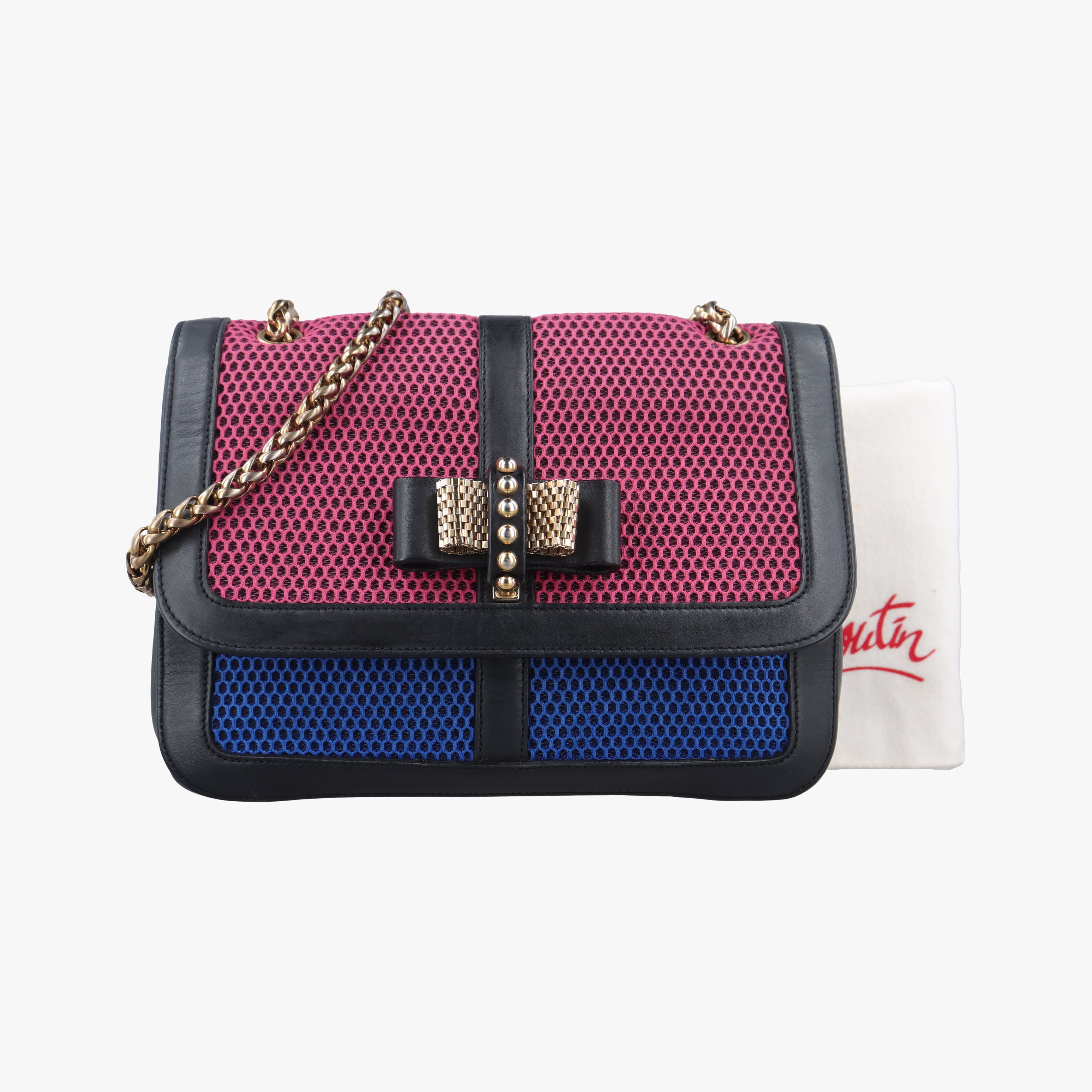 Sweet Charity Pink x Blue x Black fabric スイート チャリティー ピンク×ブルー×ブラック ファブリック 