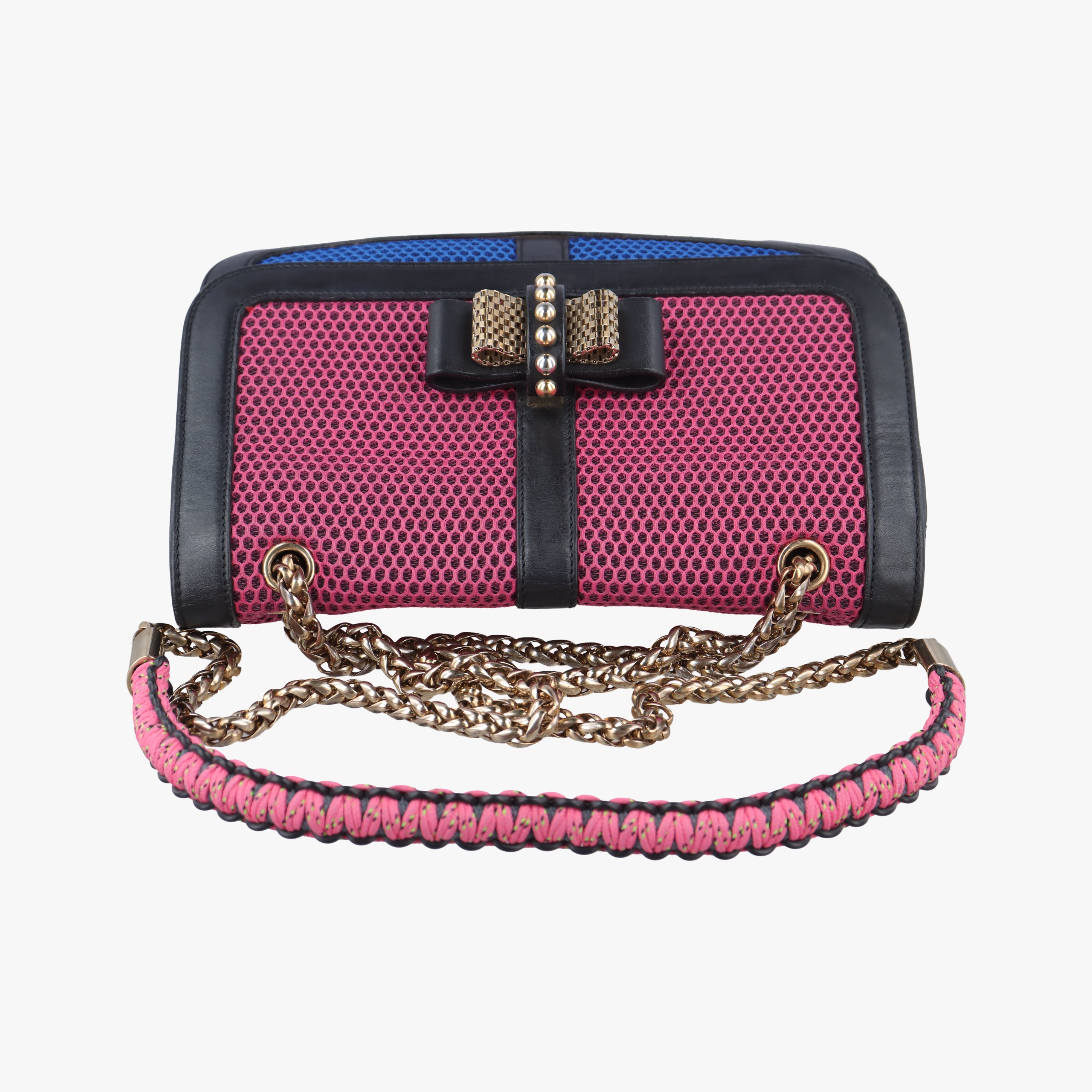 Sweet Charity Pink x Blue x Black fabric スイート チャリティー ピンク×ブルー×ブラック ファブリック 