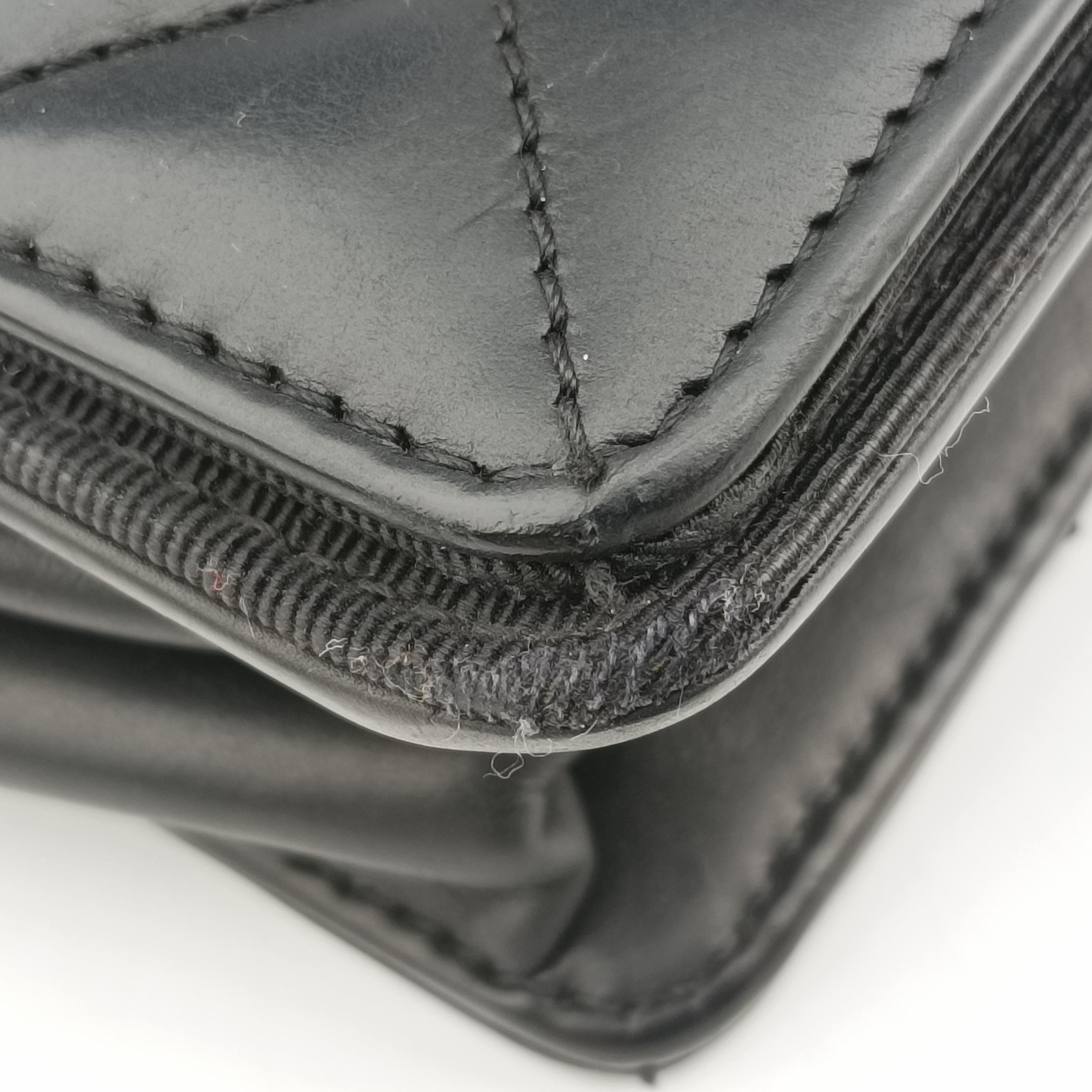 Matelasse coco mark Black Leather A93012 21425294マトラッセ ココマーク ブラック レザー A93012 21425294