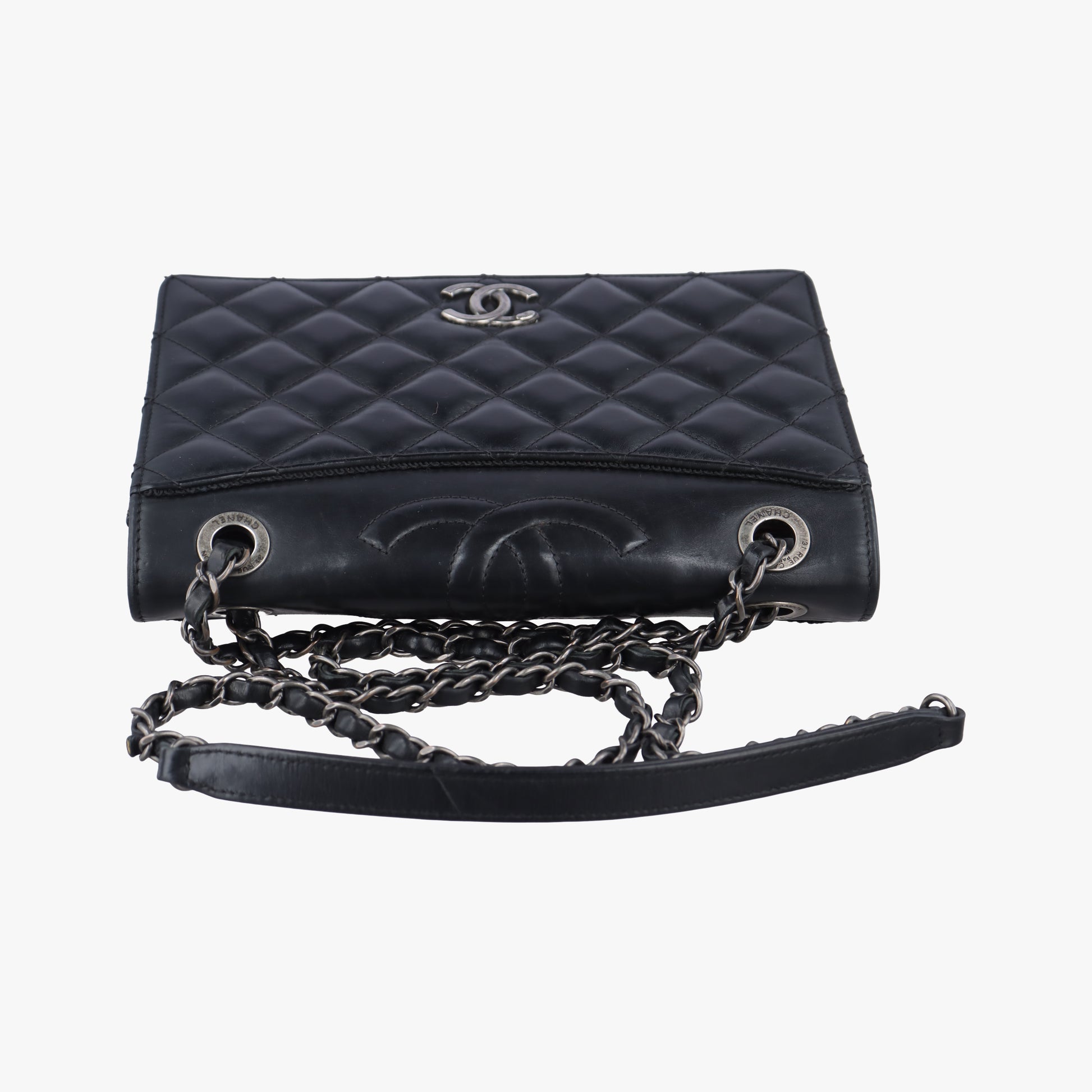 Matelasse coco mark Black Leather A93012 21425294マトラッセ ココマーク ブラック レザー A93012 21425294