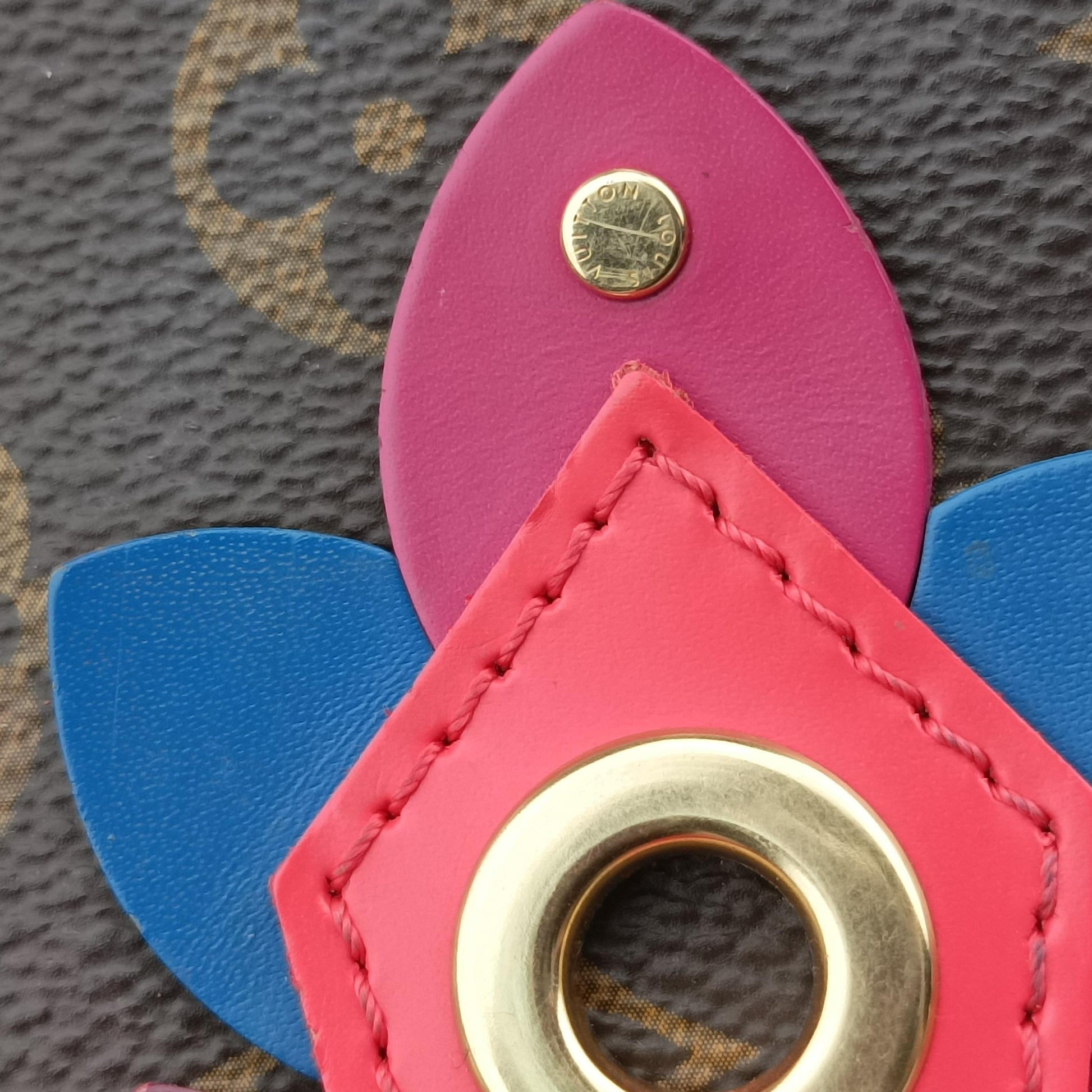 Alma BB brown×Flamingo Monogram Totem×calf leather M41659 SN3155アルマBB モノグラム/ブラウン系×フラミンゴ モノグラム トーテム×カーフレザー M41659 SN3155