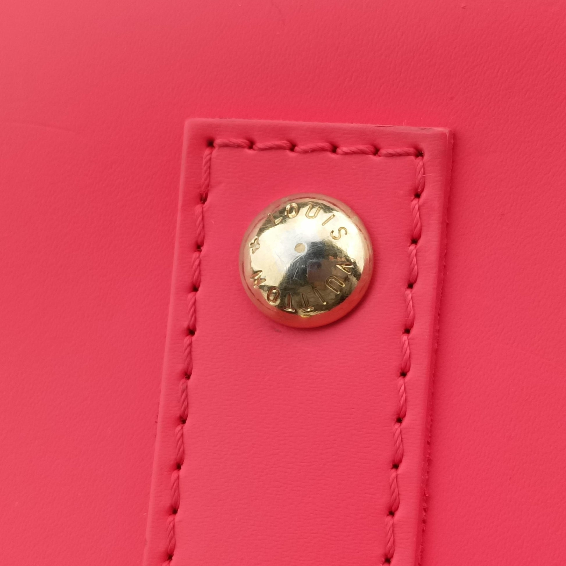 Alma BB brown×Flamingo Monogram Totem×calf leather M41659 SN3155アルマBB モノグラム/ブラウン系×フラミンゴ モノグラム トーテム×カーフレザー M41659 SN3155