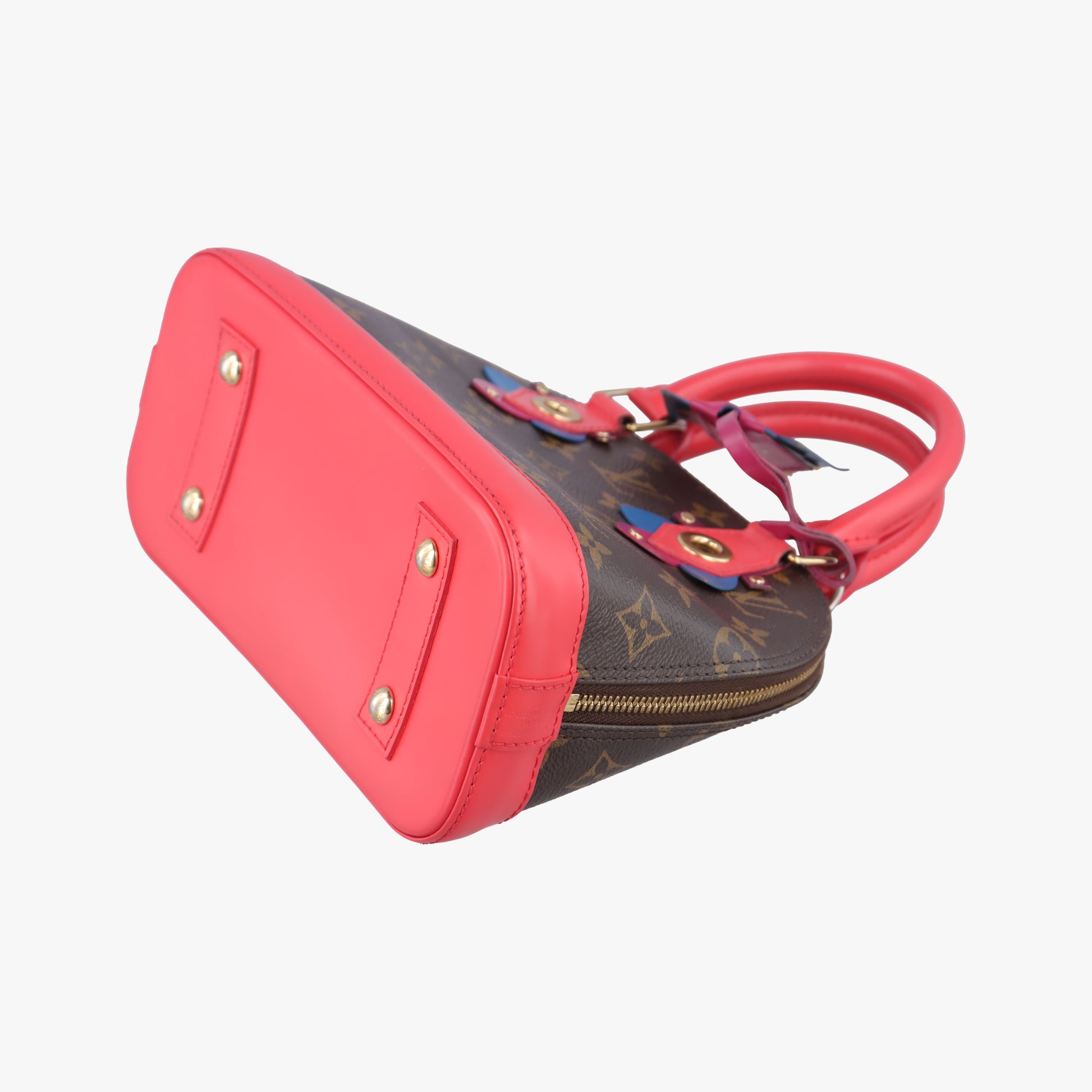 Alma BB brown×Flamingo Monogram Totem×calf leather M41659 SN3155アルマBB モノグラム/ブラウン系×フラミンゴ モノグラム トーテム×カーフレザー M41659 SN3155