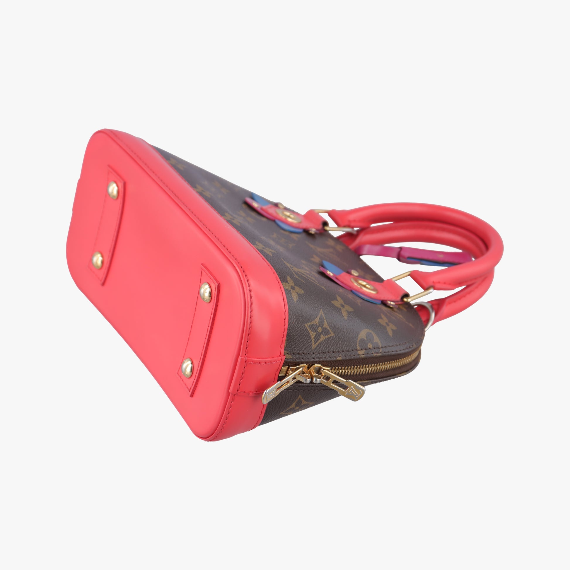 Alma BB brown×Flamingo Monogram Totem×calf leather M41659 SN3155アルマBB モノグラム/ブラウン系×フラミンゴ モノグラム トーテム×カーフレザー M41659 SN3155