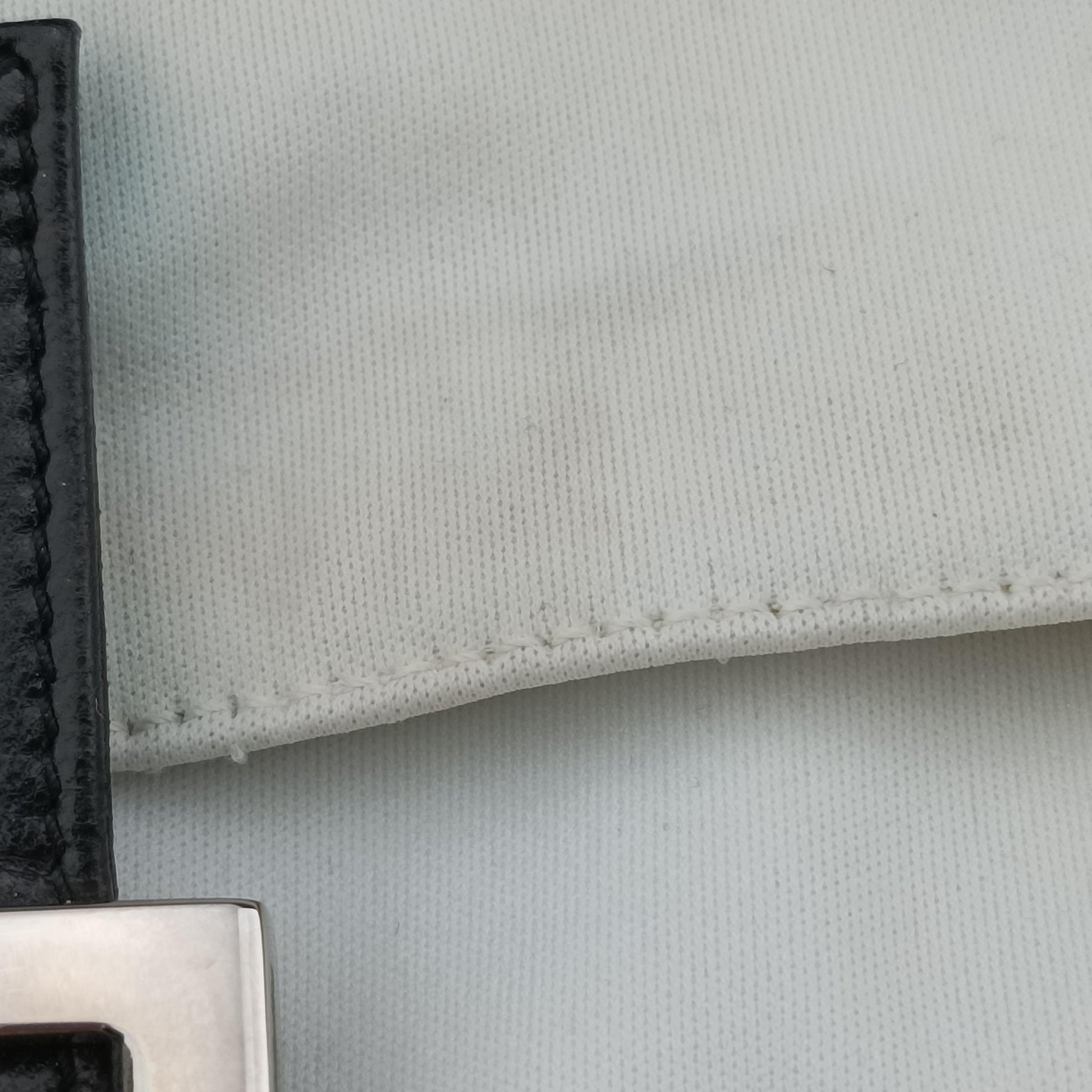 Baguette White silk 26424 Lot number unknownマンマバケット ホワイト シルク 26424 製番不明