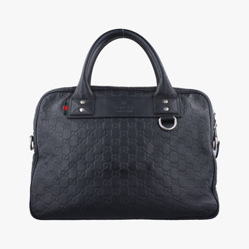 Guccissima Briefcase Business Black Leather 328937 A015867513グッチシマ ブリーフケース ビジネス ブラック レザー 328937 A015867513