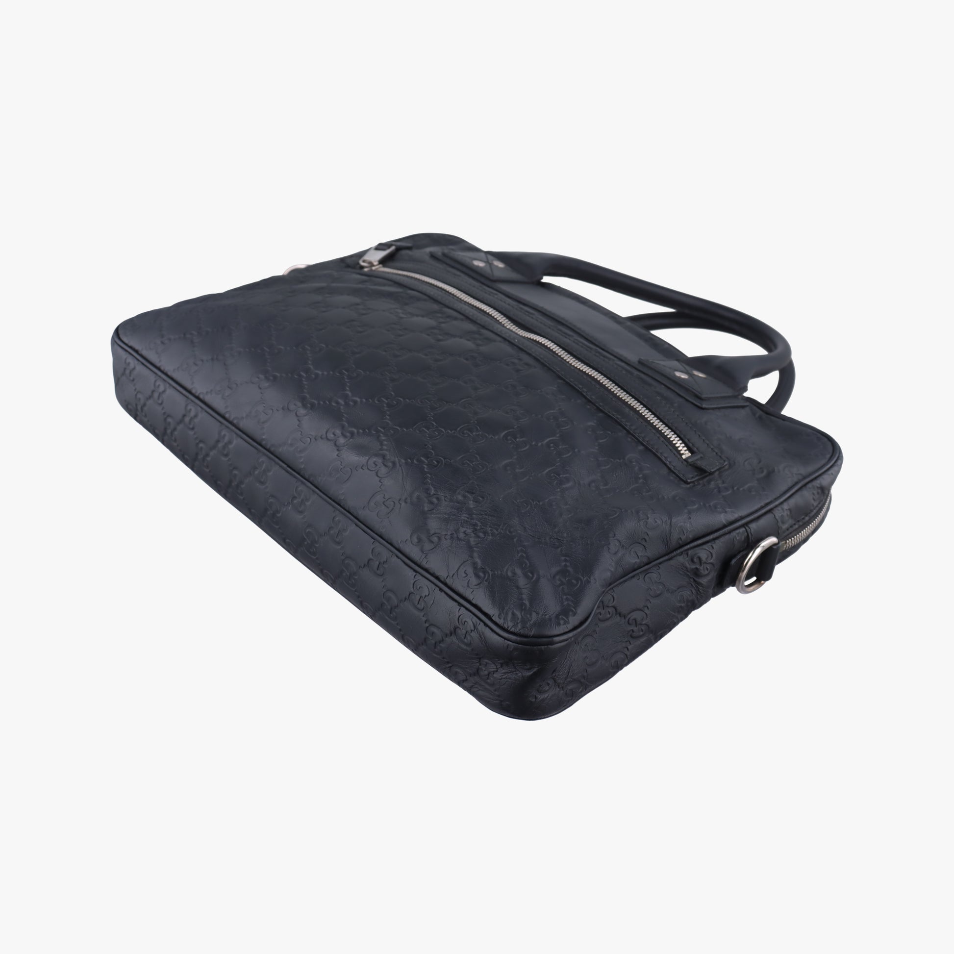 Guccissima Briefcase Business Black Leather 328937 A015867513グッチシマ ブリーフケース ビジネス ブラック レザー 328937 A015867513