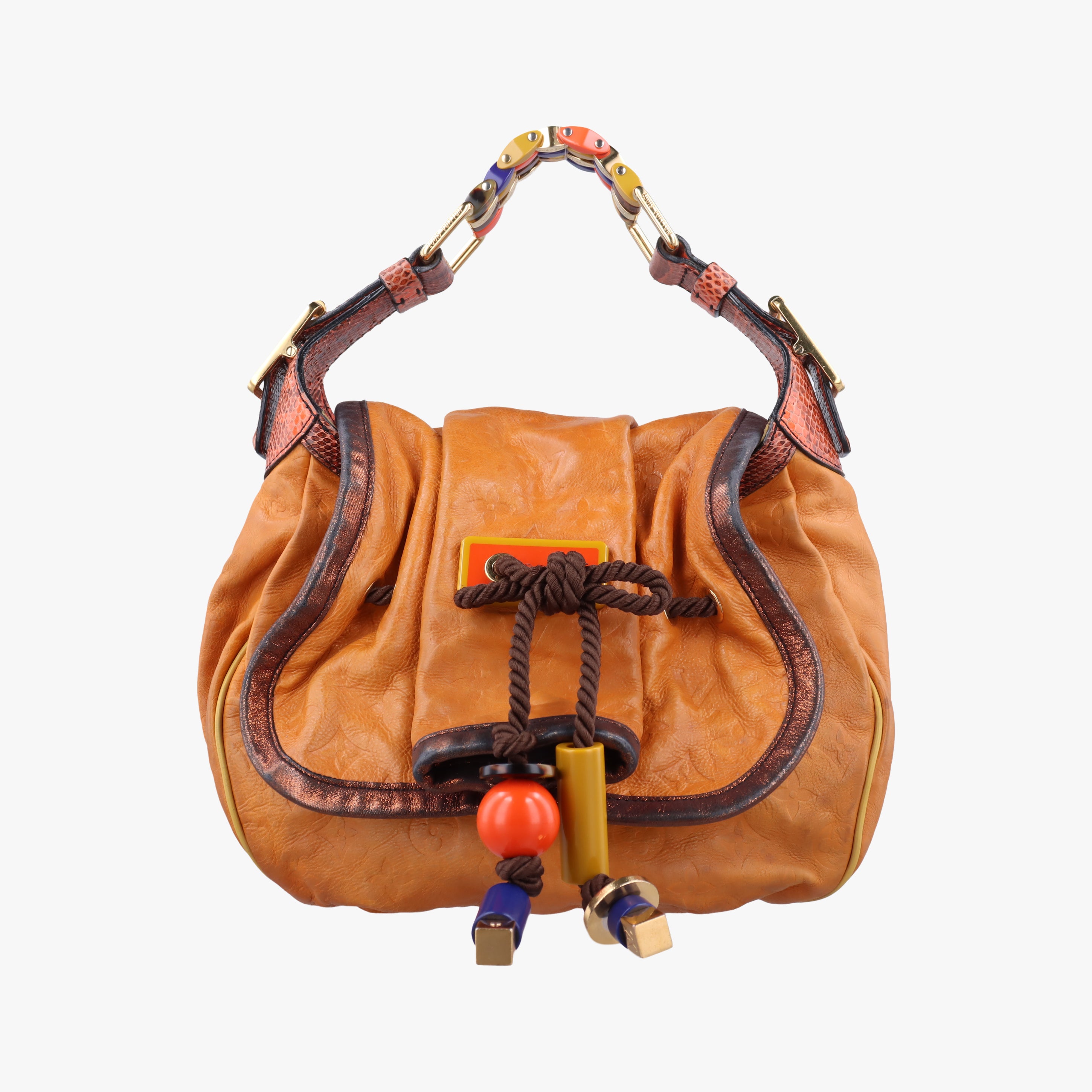 Kalahari PM JAUNE Monogram Exotic Leather x Python M97000 RC0088カラハリPM ジョーヌ モノグラム エキゾチック レザー ×パイソン M97000 RC0088