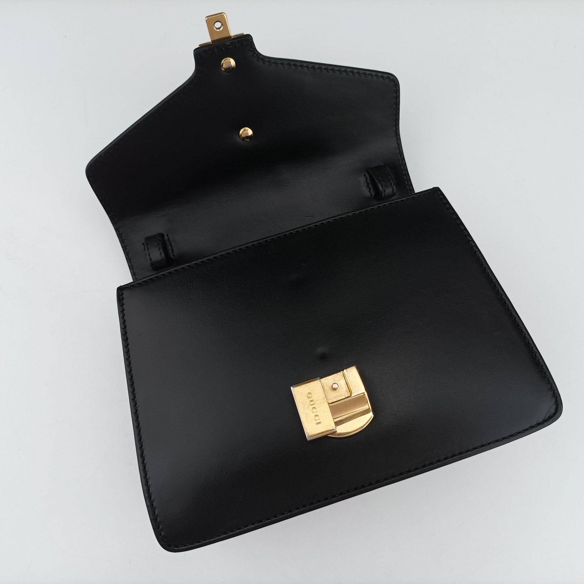 Sylvie Black Leather 470270 G023499935シルヴィ ブラック レザー 470270 G023499935