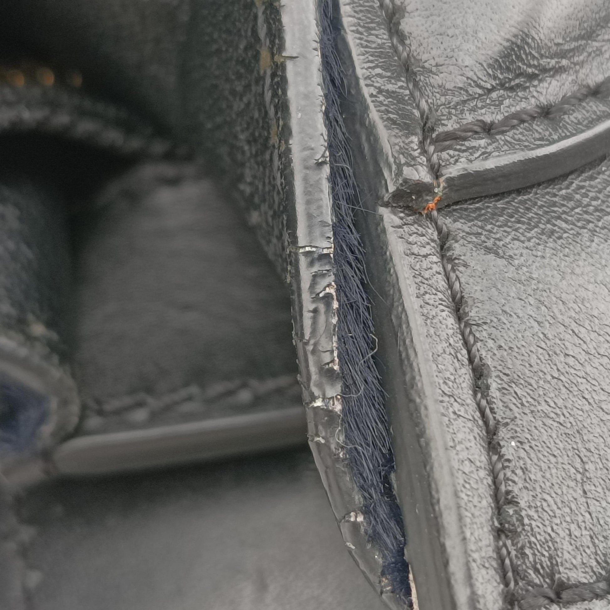 Luggage Mini Shopper Black x Green Leather×ponyhair S-GA-0183ラゲージミニショッパー ブラック×グリーン レザー×ハラコ S-GA-0183