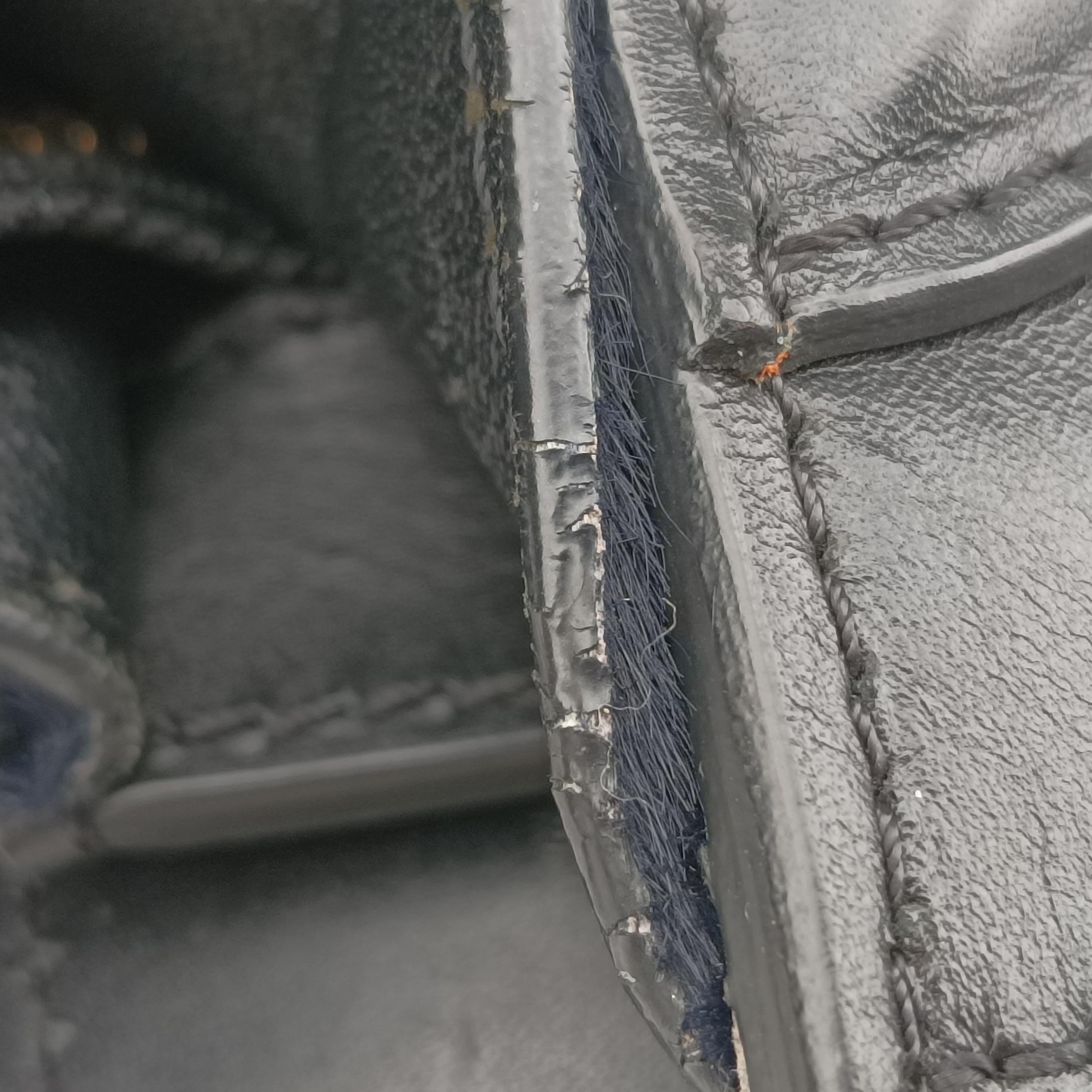 Luggage Mini Shopper Black x Green Leather×ponyhair S-GA-0183ラゲージミニショッパー ブラック×グリーン レザー×ハラコ S-GA-0183