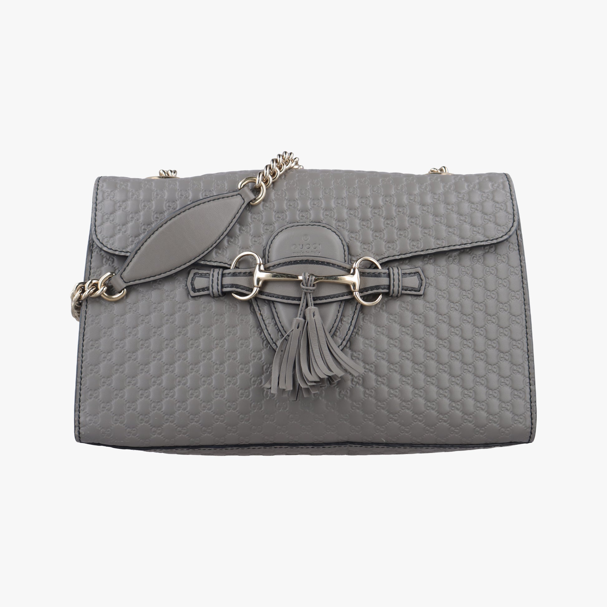 Emily Grey Leather 449635 H025836996エミリー グレー レザー 449635 H025836996