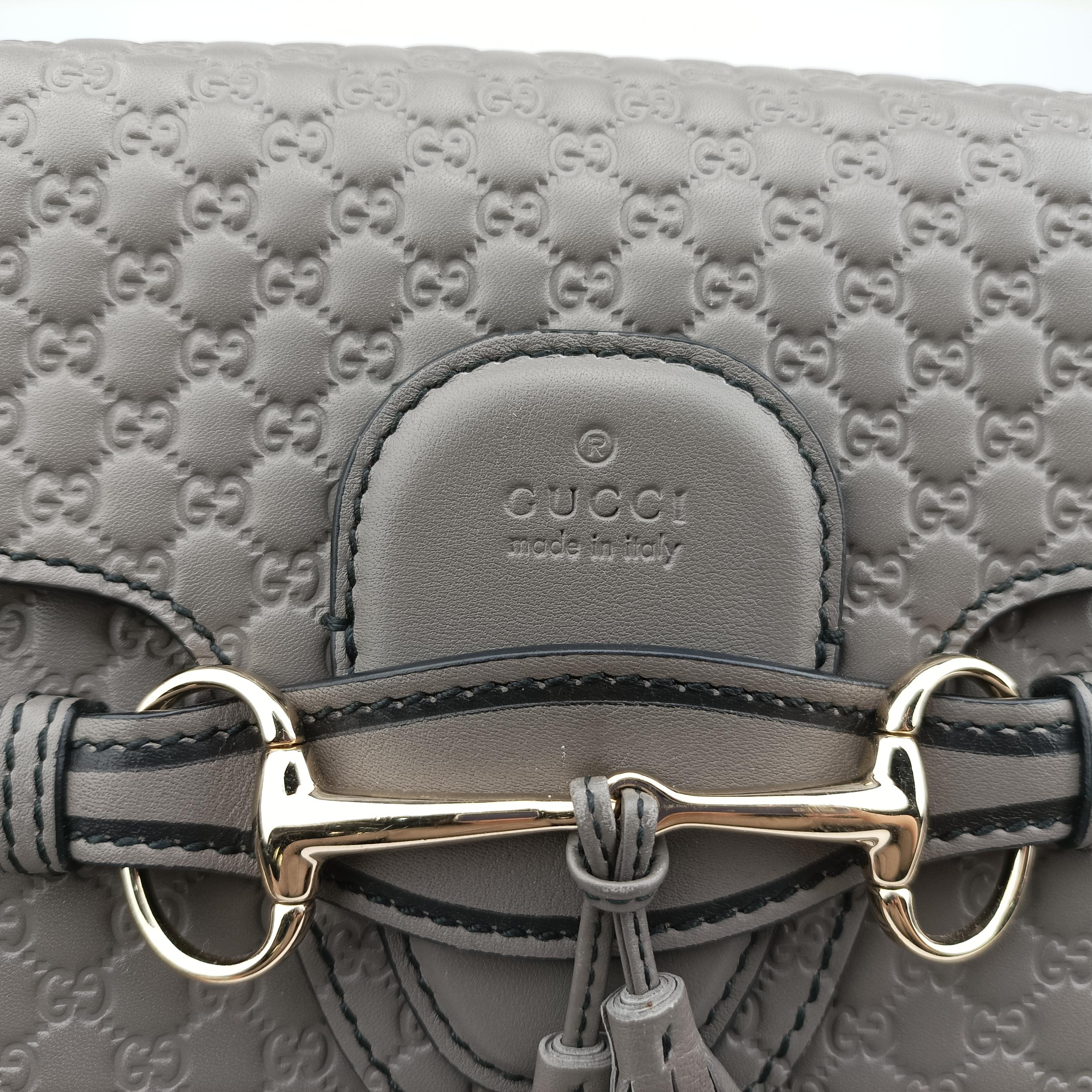 Emily Grey Leather 449635 H025836996エミリー グレー レザー 449635 H025836996