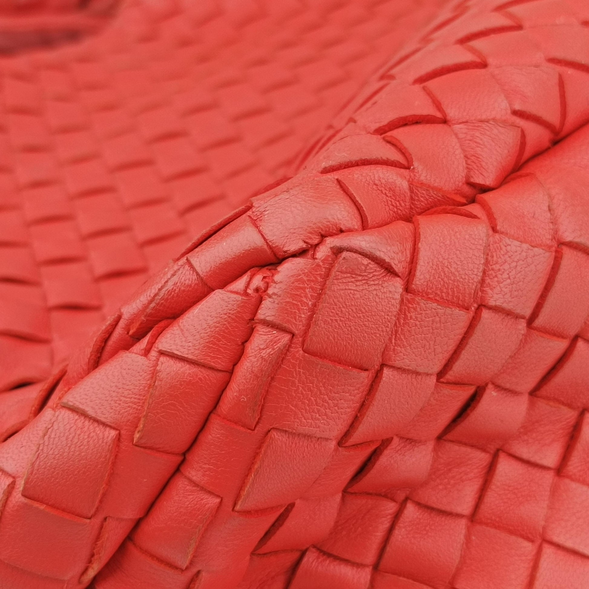 CAMPANA Intrecciato Orange lambskin 125787 V0016 6576 EPEV 2011 508 Cカンパーナ イントレチャート オレンジ ラムスキン 125787 V0016 6576 EPEV 2011 508 C