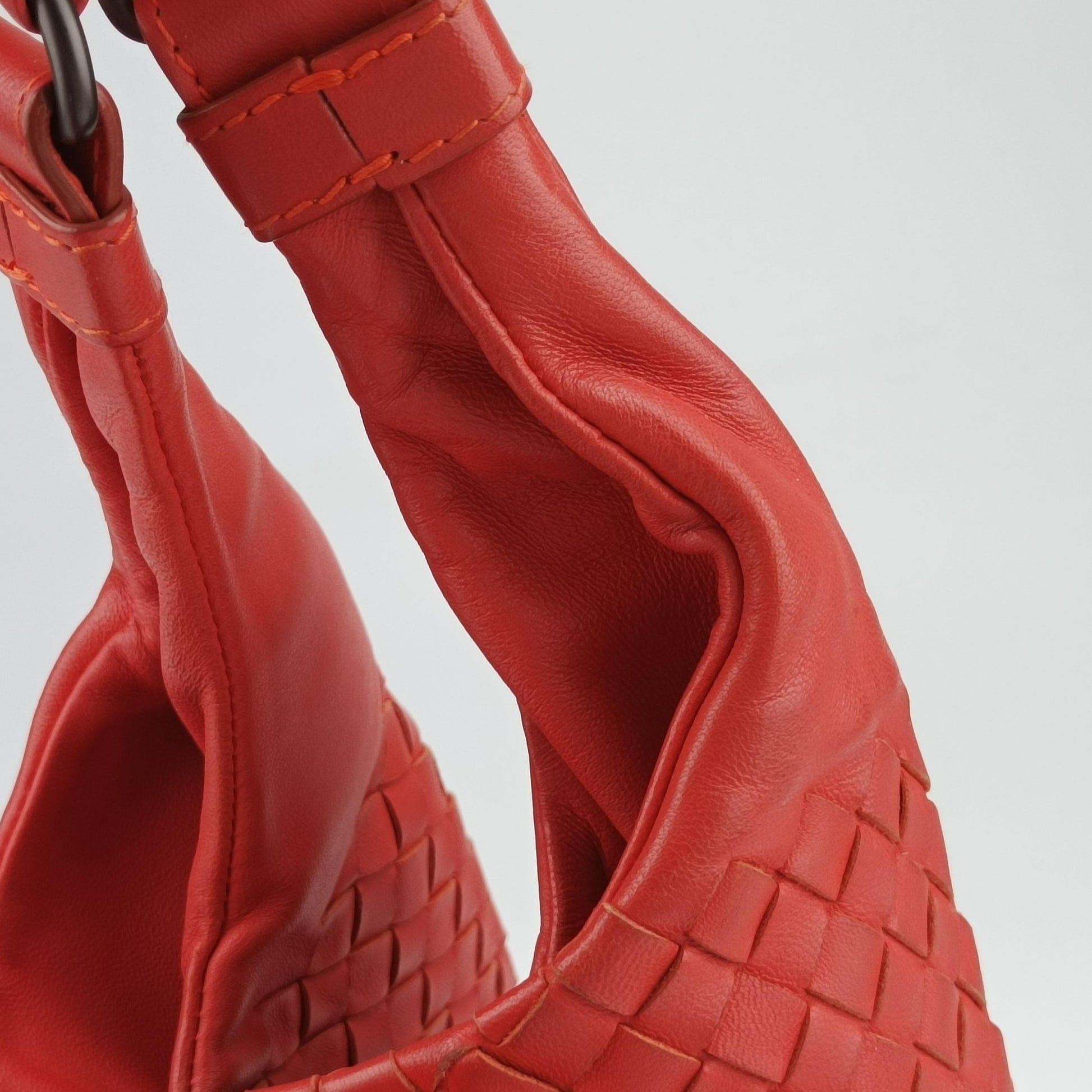 CAMPANA Intrecciato Orange lambskin 125787 V0016 6576 EPEV 2011 508 Cカンパーナ イントレチャート オレンジ ラムスキン 125787 V0016 6576 EPEV 2011 508 C