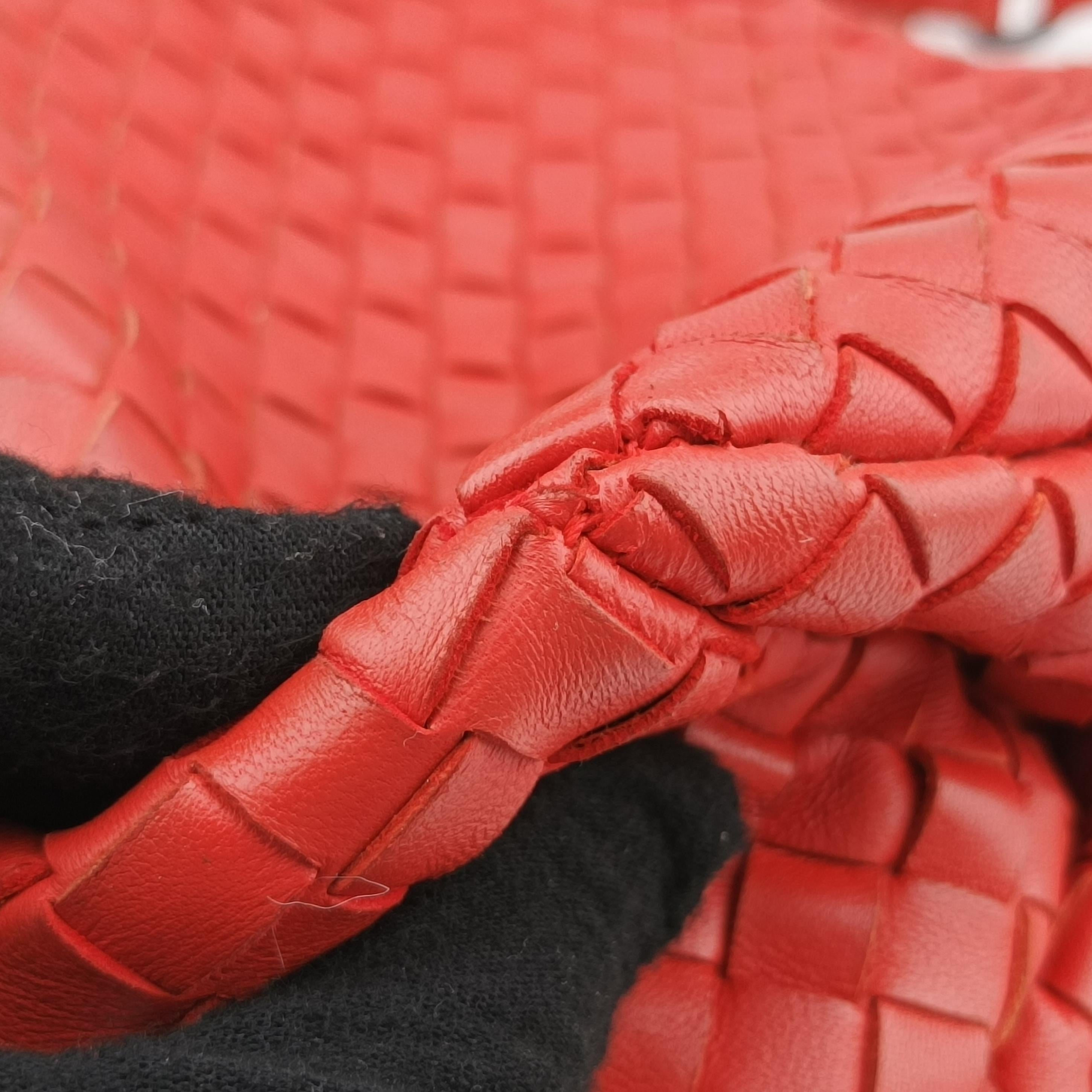 CAMPANA Intrecciato Orange lambskin 125787 V0016 6576 EPEV 2011 508 Cカンパーナ イントレチャート オレンジ ラムスキン 125787 V0016 6576 EPEV 2011 508 C